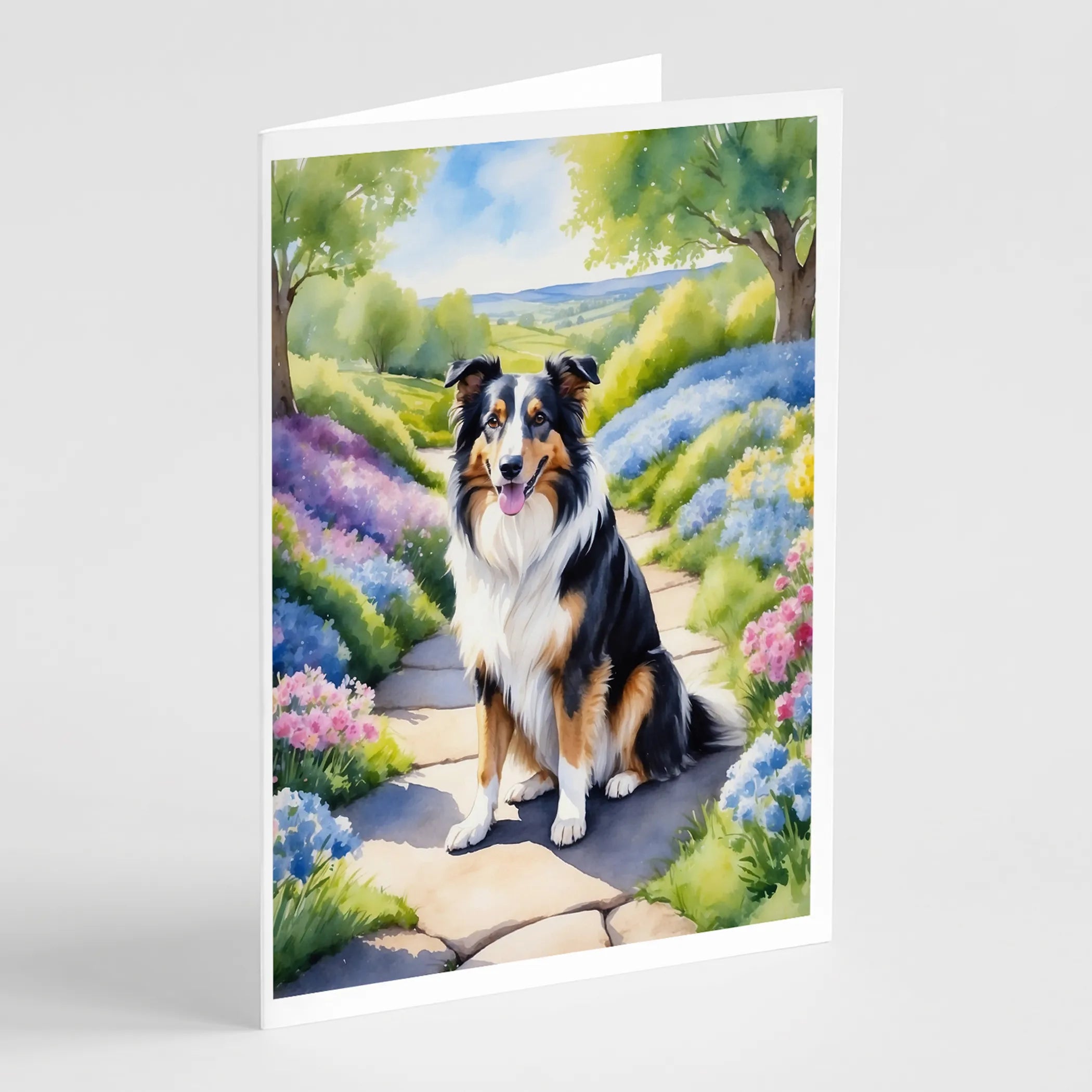 Spring Path Greeting Cards  - Size: 5X7 | Pack Of: 8 | Collection name: Spring path