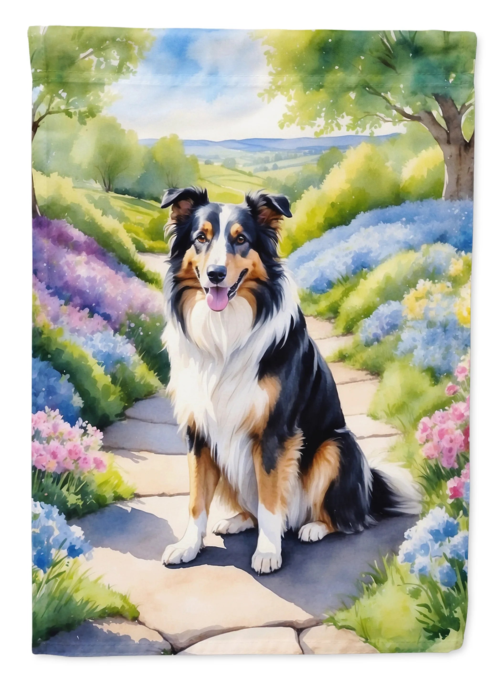 Spring Path Decorative Flag - Size: GARDEN SIZE | Pack Of: 1 | Collection name: Spring path