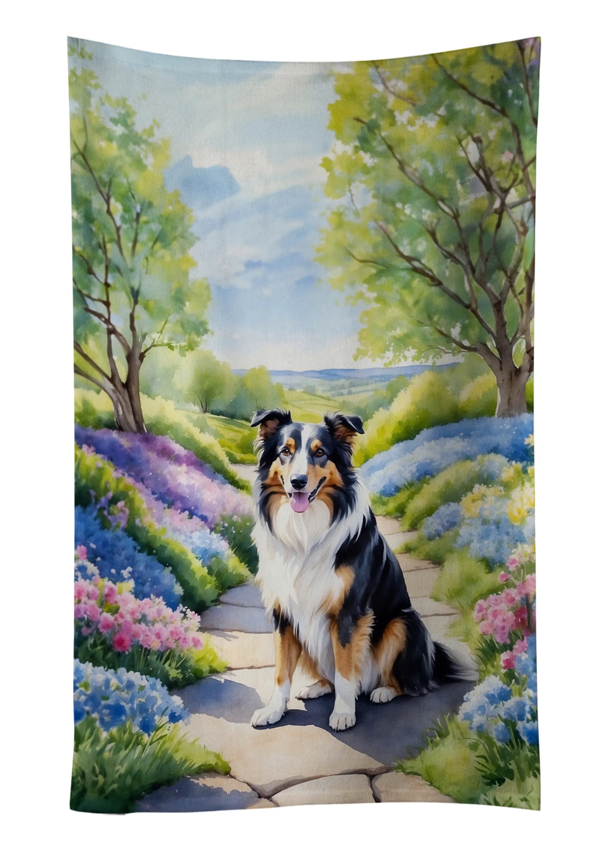 Spring Path Kitchen Towel - Size: 25HX15W | Pack Of: 1 | Collection name: Spring path