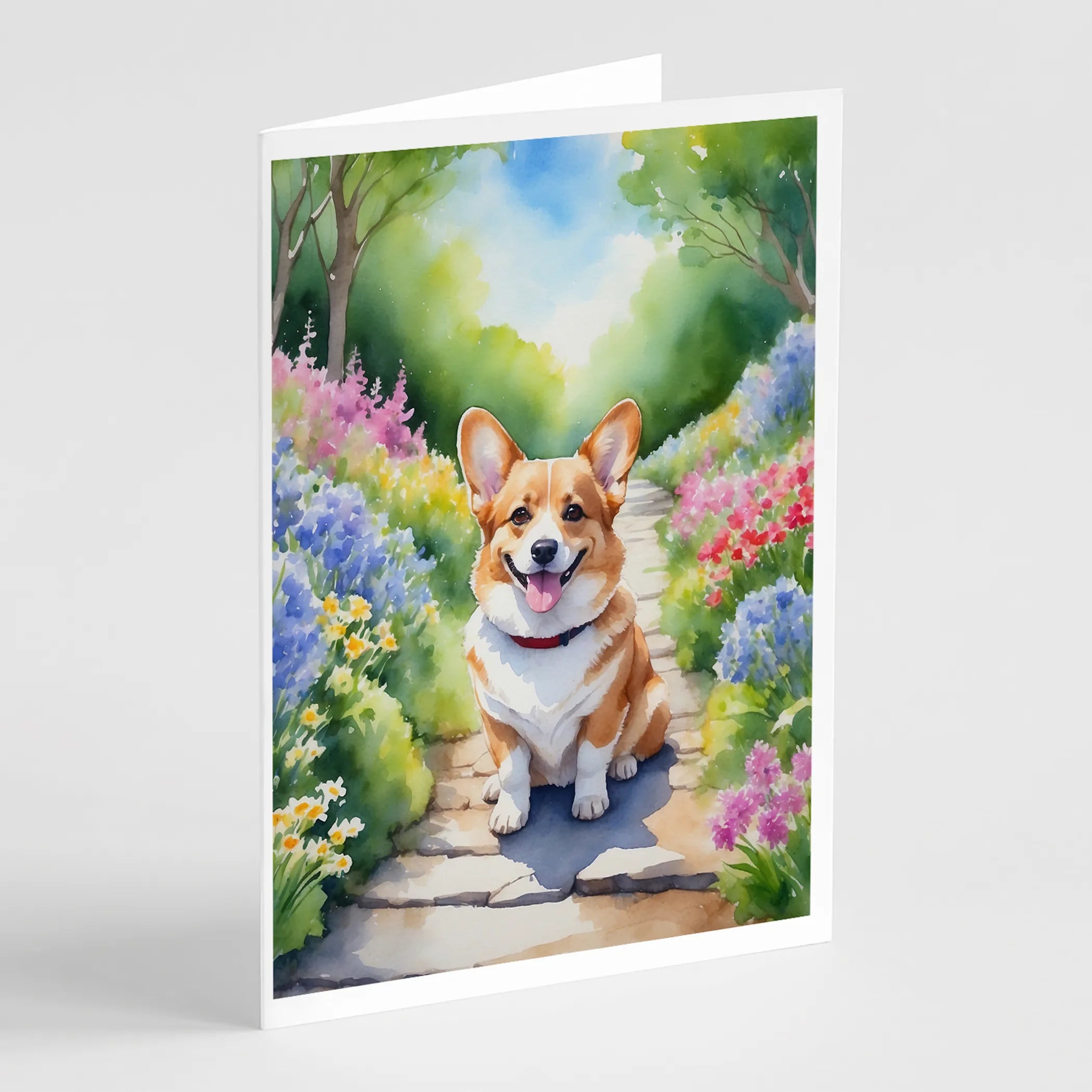 Spring Path Greeting Cards  - Size: 5X7 | Pack Of: 8 | Collection name: Spring path