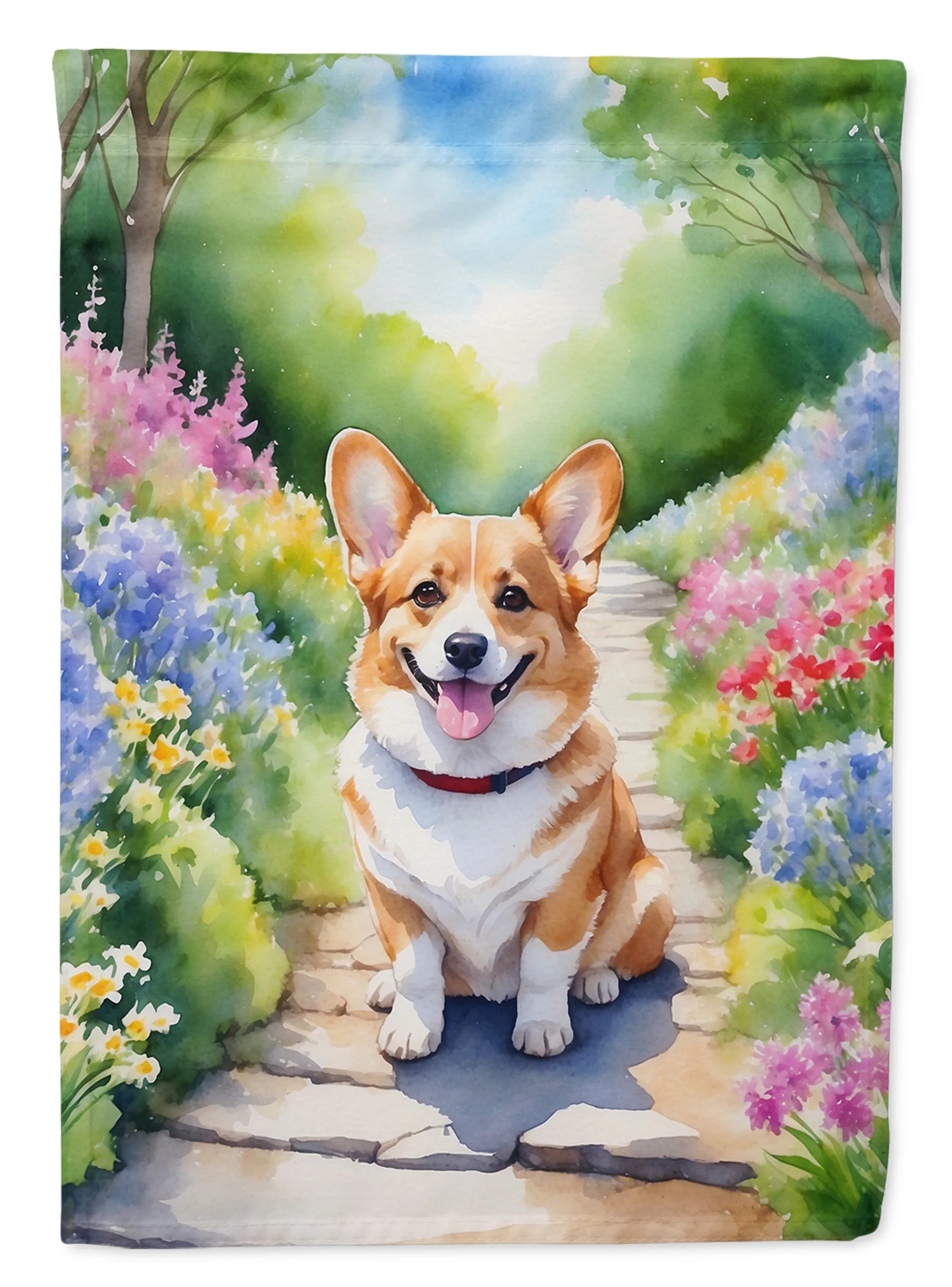 Spring Path Decorative Flag - Size: GARDEN SIZE | Pack Of: 1 | Collection name: Spring path