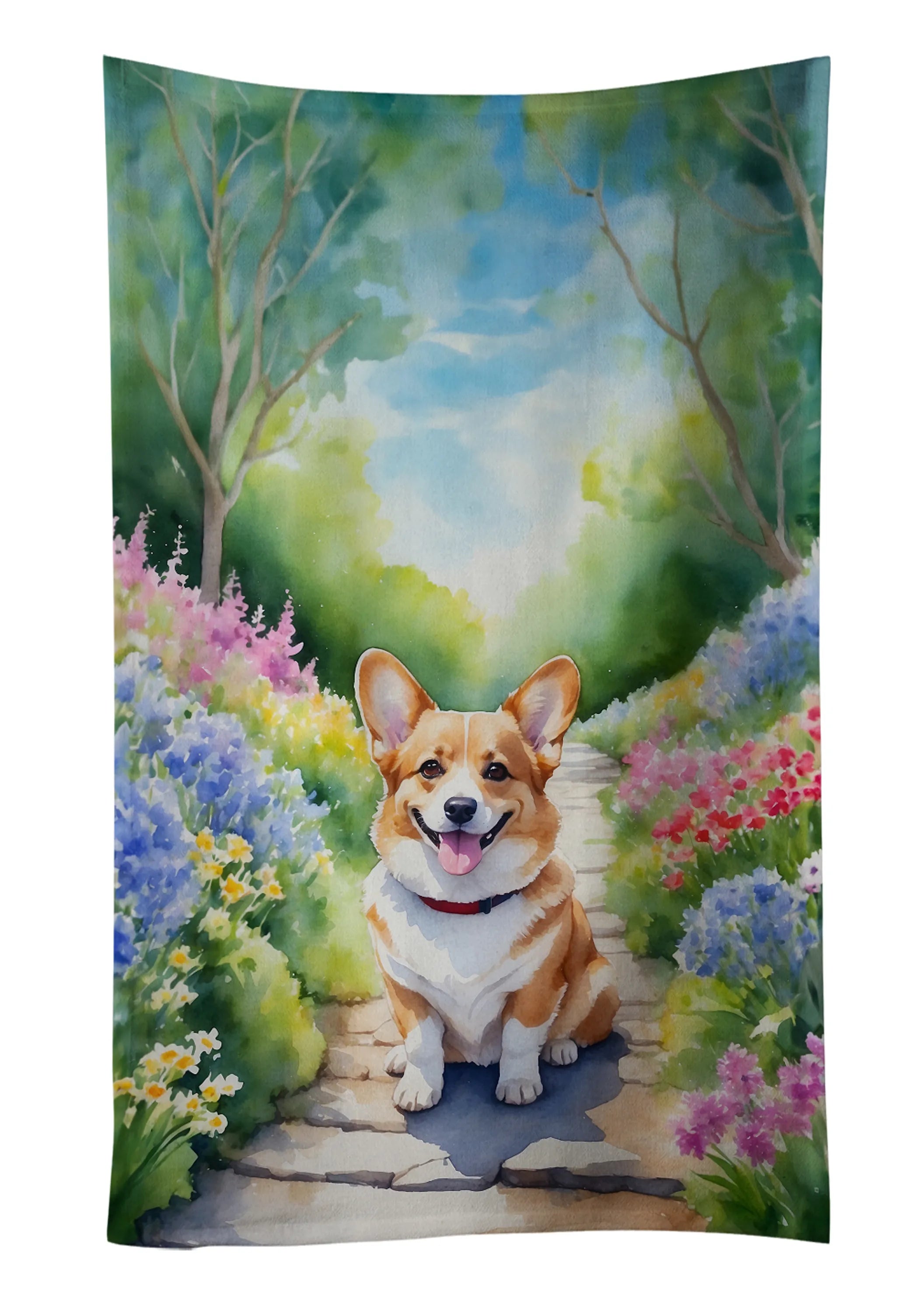 Spring Path Kitchen Towel - Size: 25HX15W | Pack Of: 1 | Collection name: Spring path