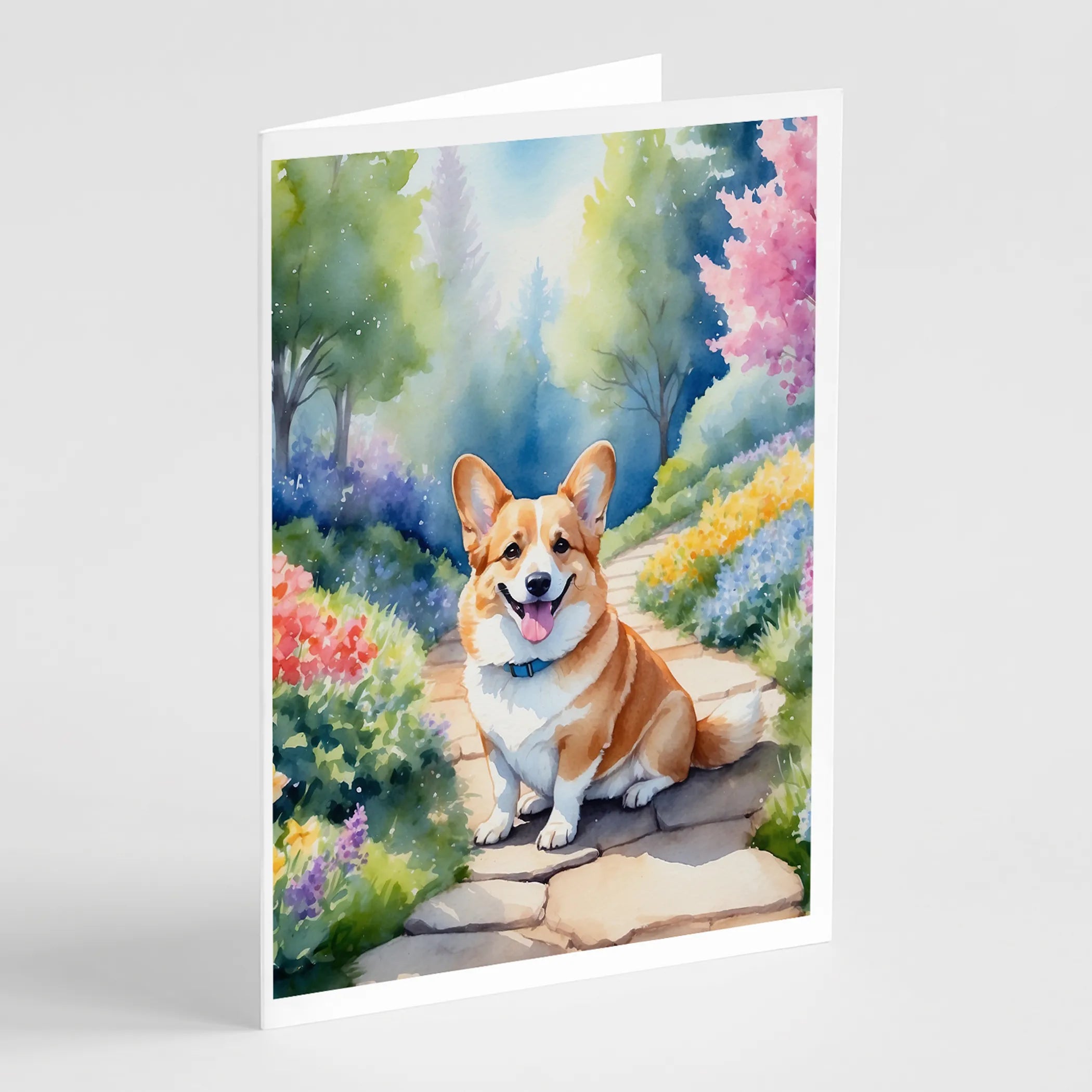 Spring Path Greeting Cards  - Size: 5X7 | Pack Of: 8 | Collection name: Spring path