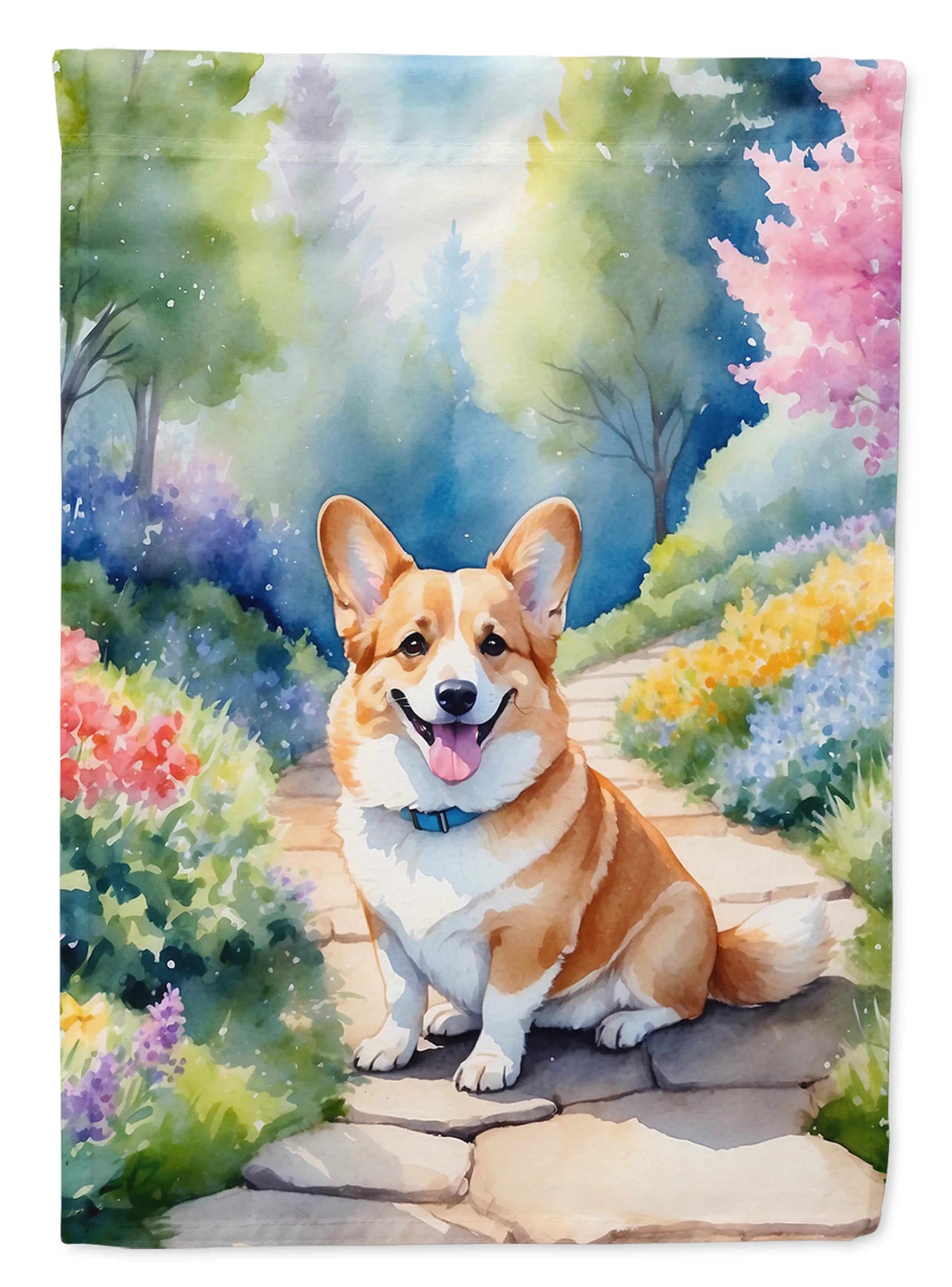 Spring Path Decorative Flag - Size: GARDEN SIZE | Pack Of: 1 | Collection name: Spring path