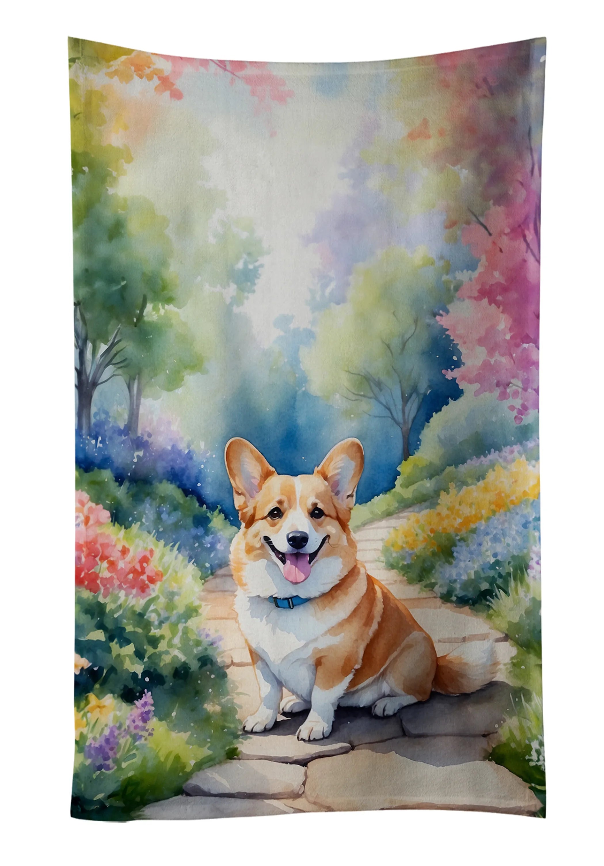 Spring Path Kitchen Towel - Size: 25HX15W | Pack Of: 1 | Collection name: Spring path