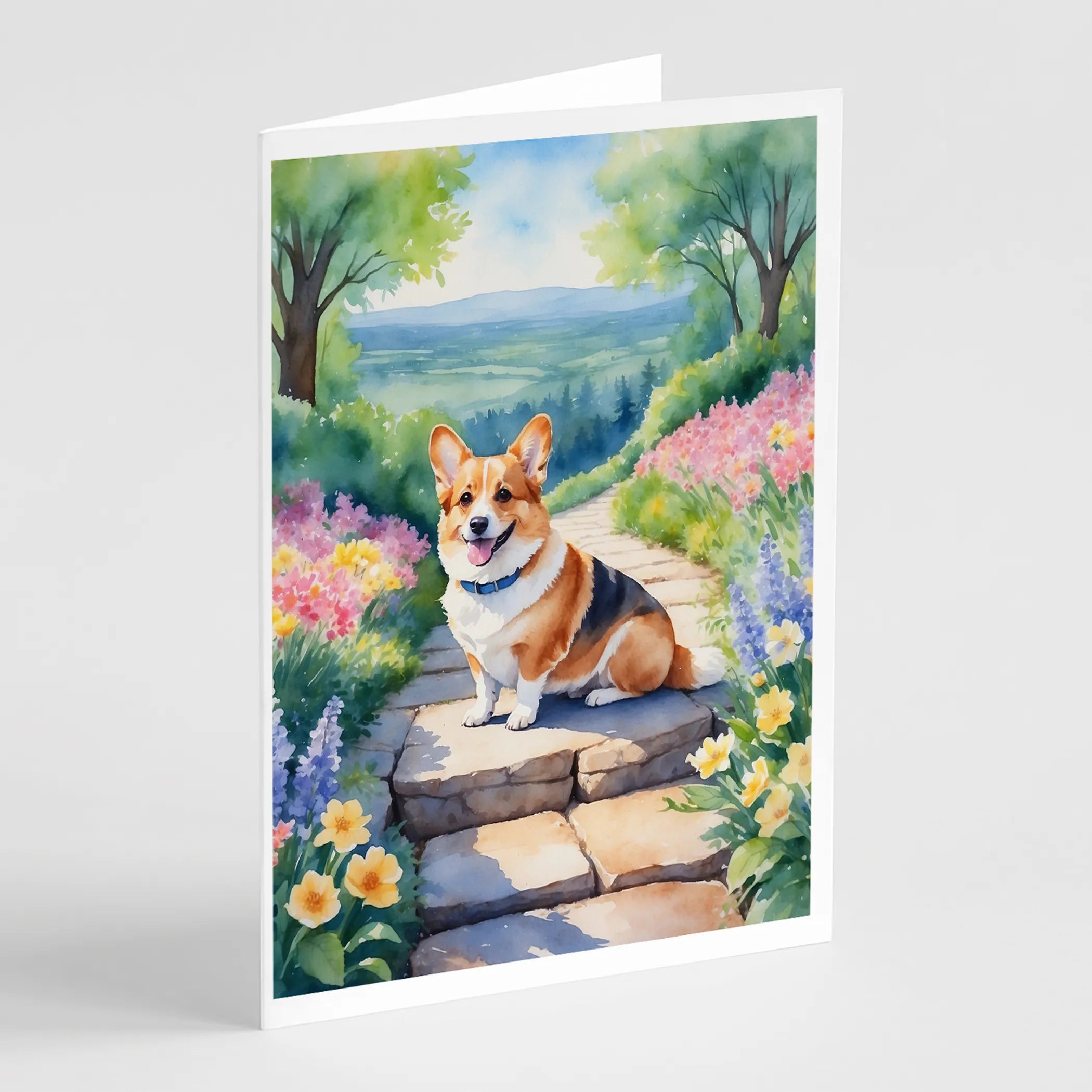 Spring Path Greeting Cards  - Size: 5X7 | Pack Of: 8 | Collection name: Spring path