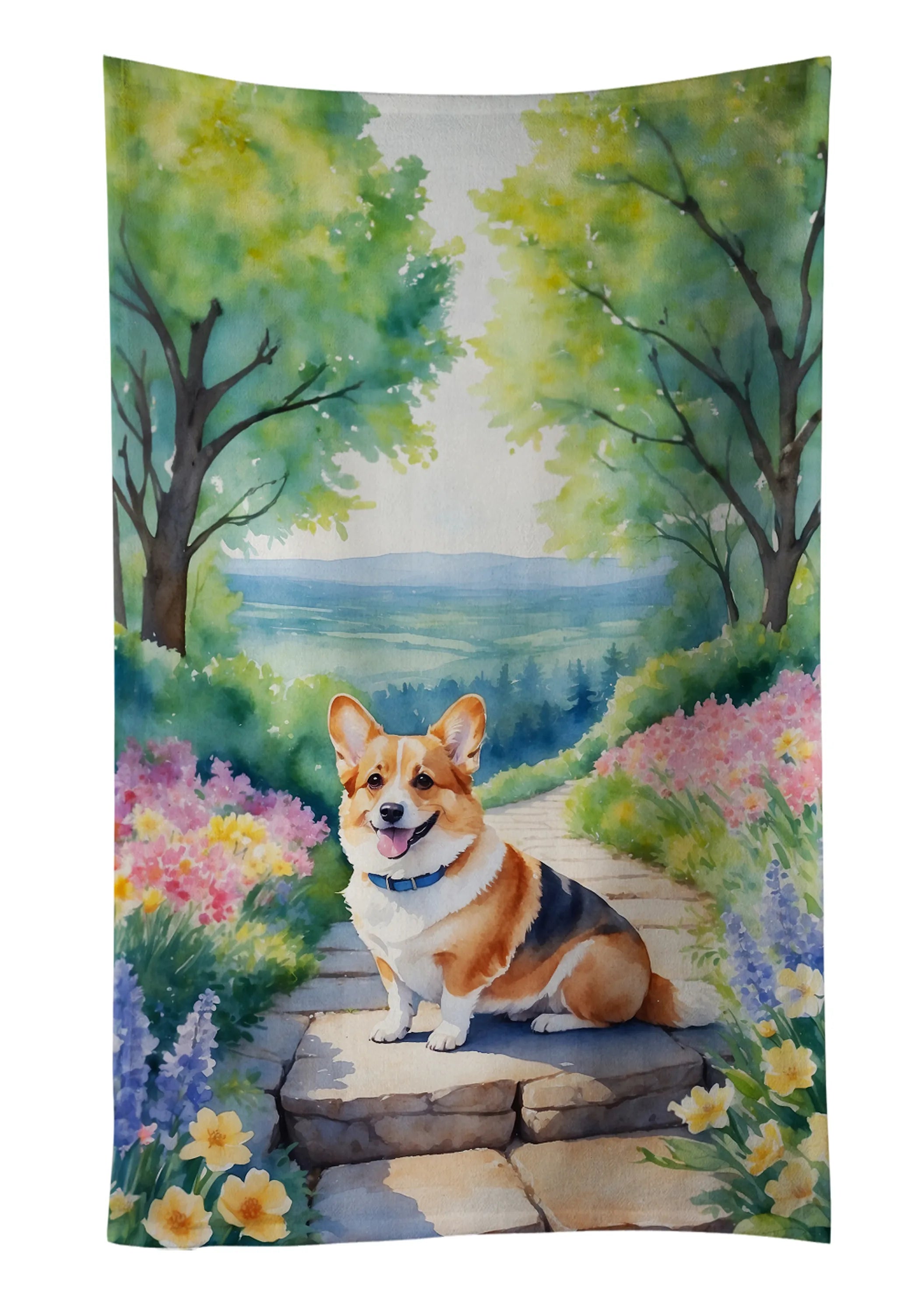 Spring Path Kitchen Towel - Size: 25HX15W | Pack Of: 1 | Collection name: Spring path