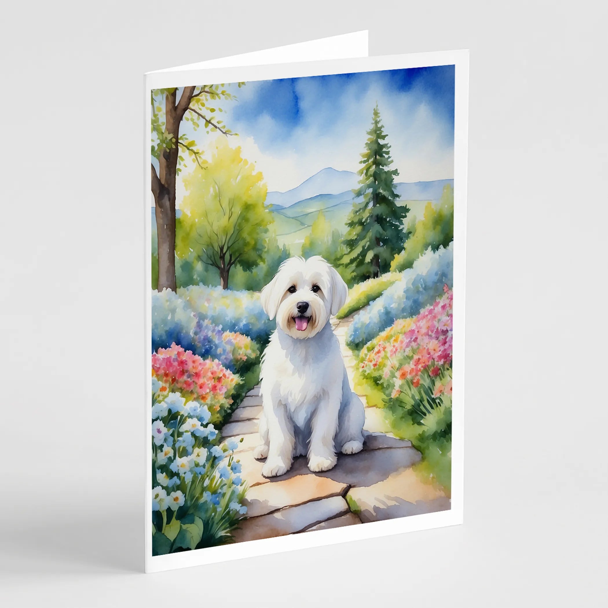 Spring Path Greeting Cards  - Size: 5X7 | Pack Of: 8 | Collection name: Spring path