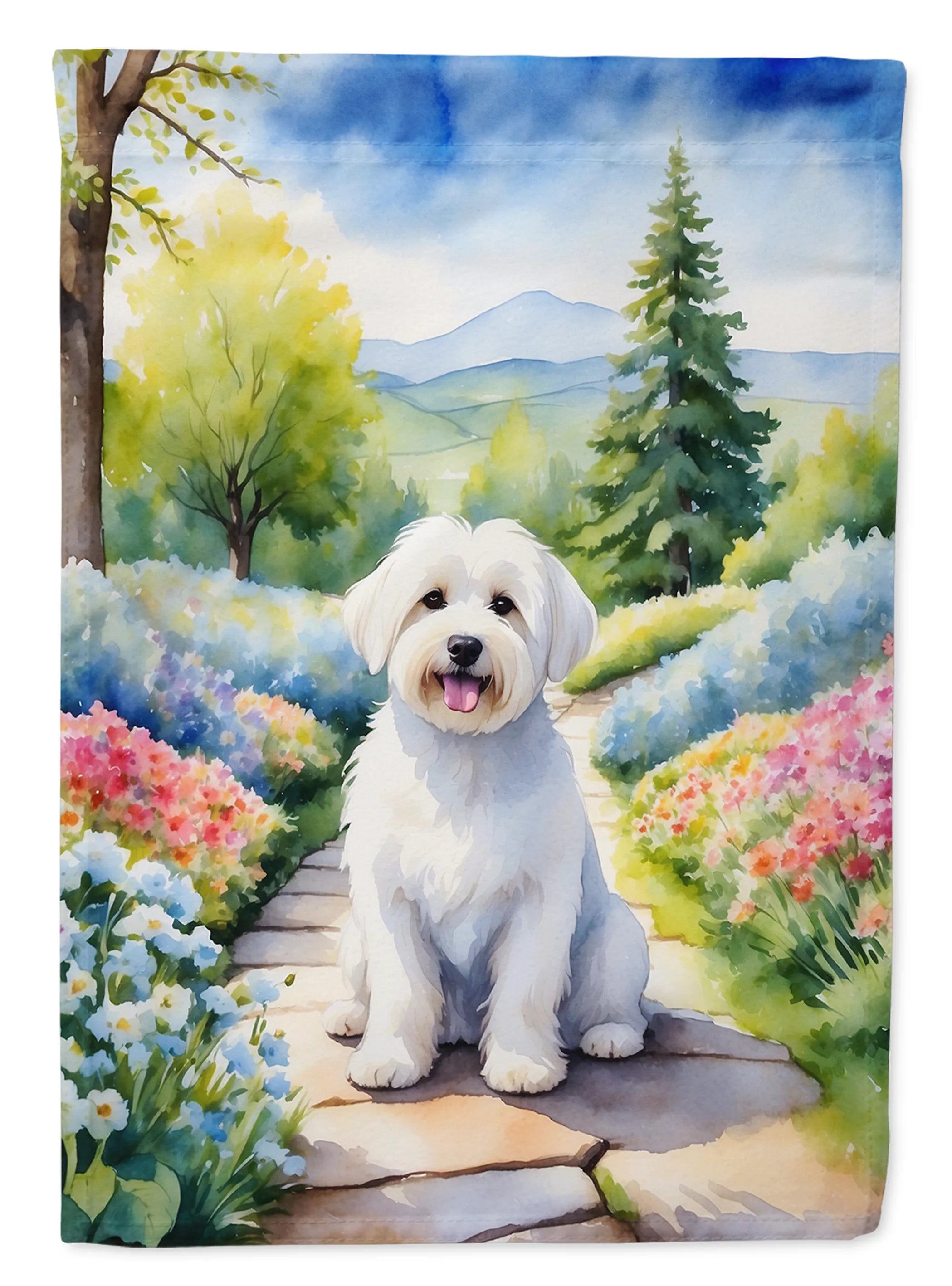Spring Path Decorative Flag - Size: GARDEN SIZE | Pack Of: 1 | Collection name: Spring path
