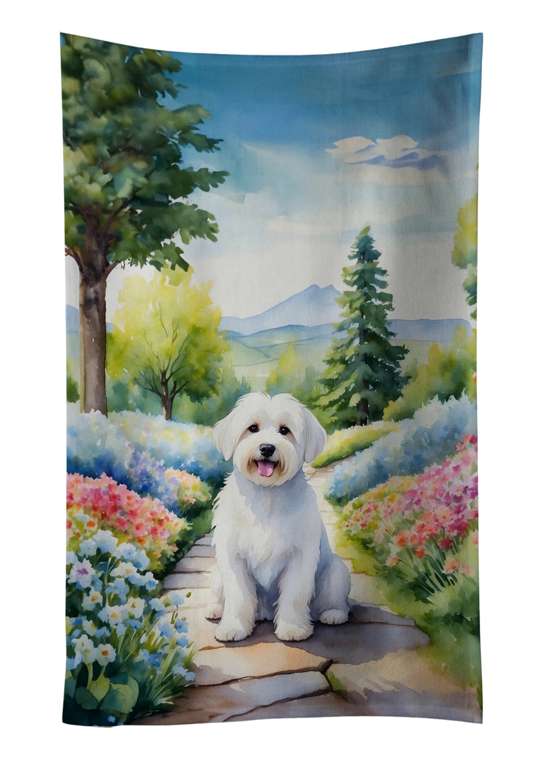 Spring Path Kitchen Towel - Size: 25HX15W | Pack Of: 1 | Collection name: Spring path