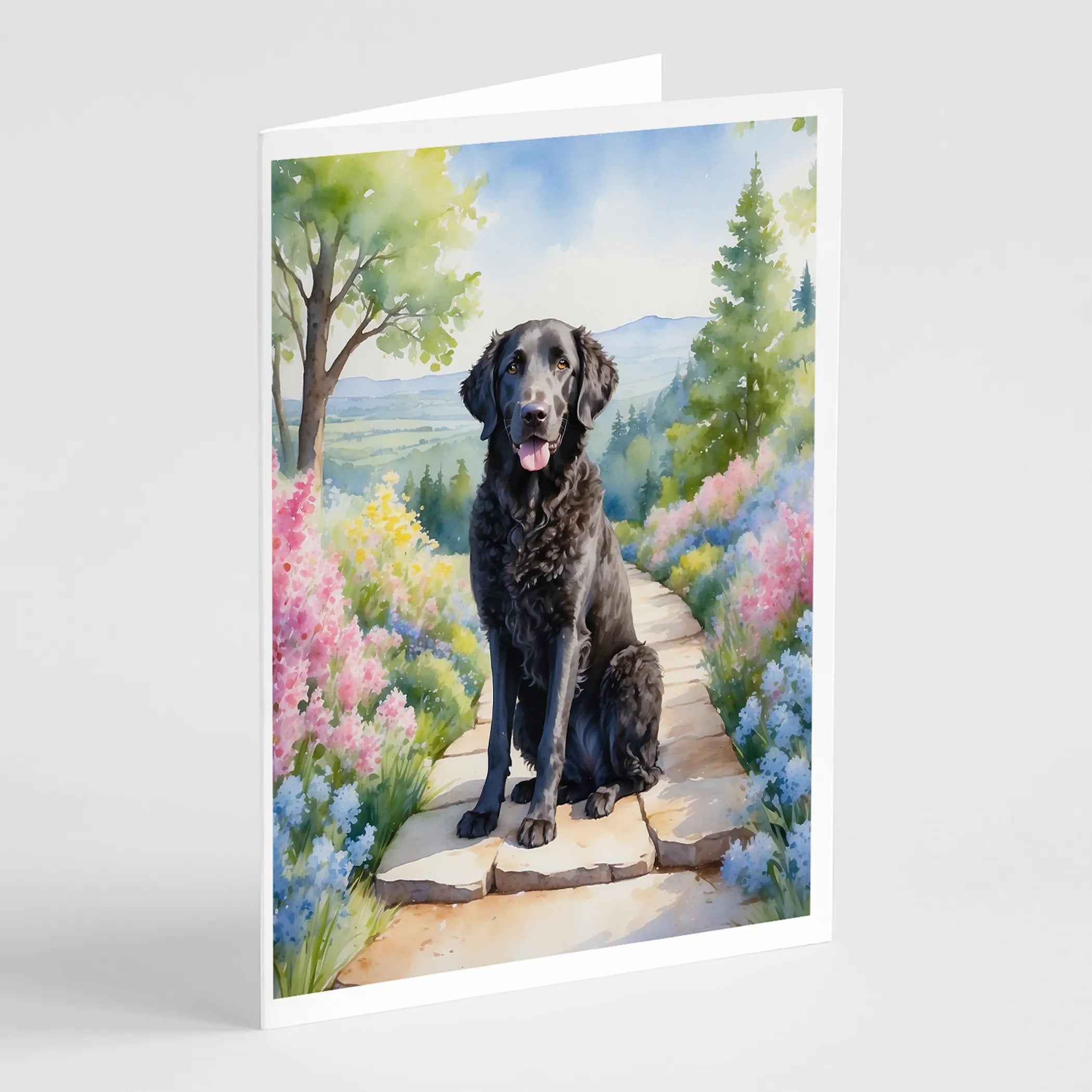 Spring Path Greeting Cards  - Size: 5X7 | Pack Of: 8 | Collection name: Spring path