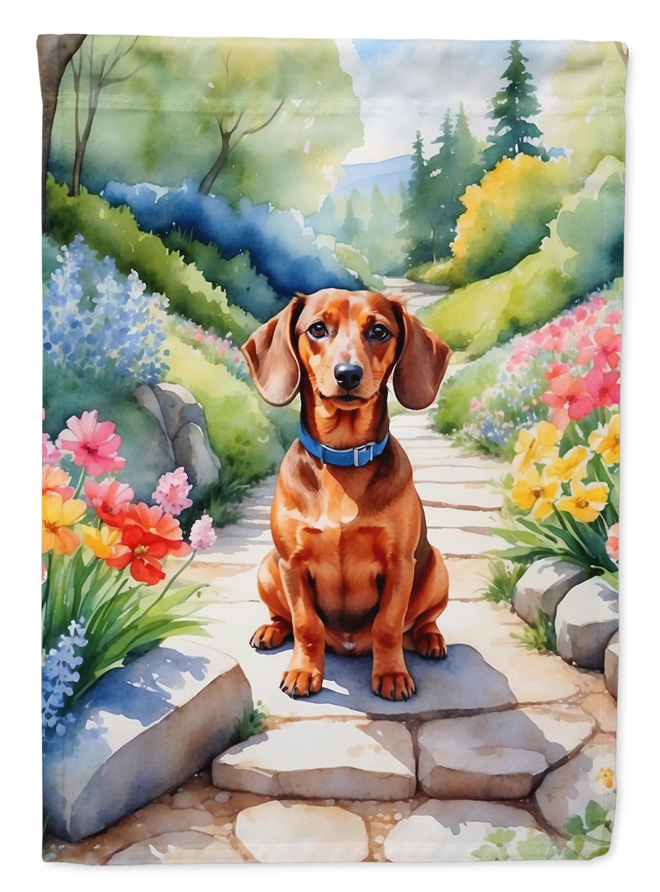 Spring Path Decorative Flag - Size: GARDEN SIZE | Pack Of: 1 | Collection name: Spring path