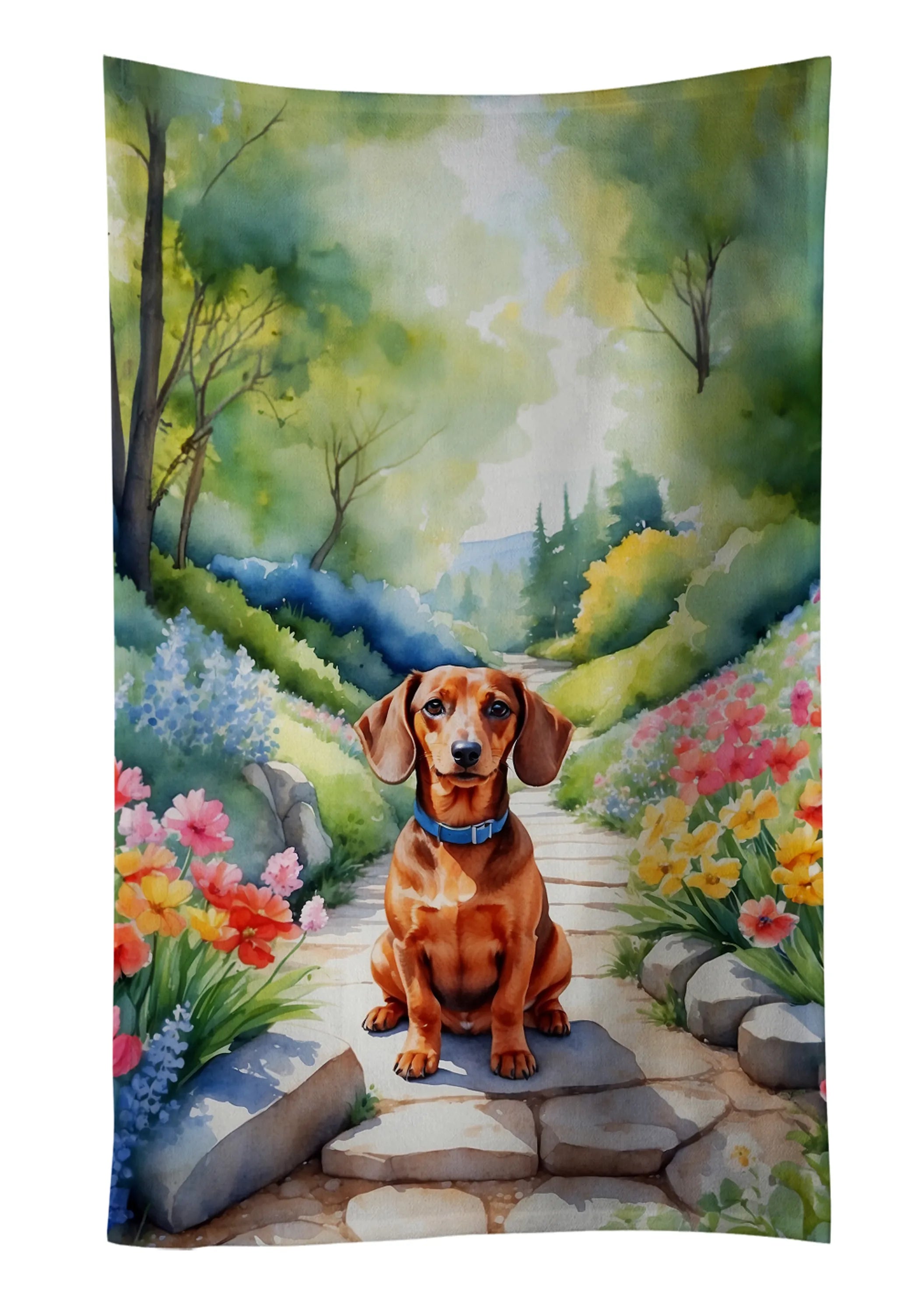 Spring Path Kitchen Towel - Size: 25HX15W | Pack Of: 1 | Collection name: Spring path