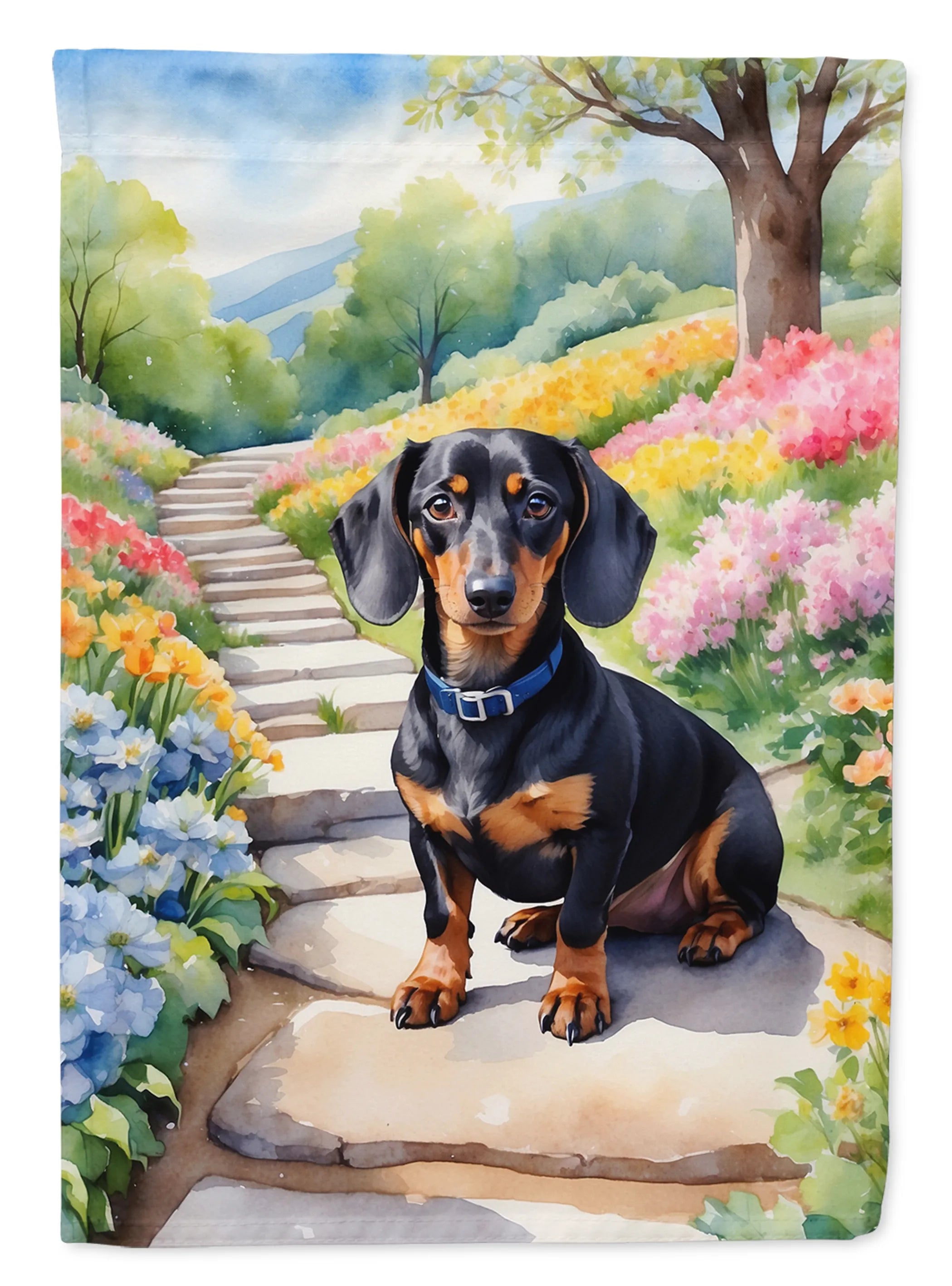 Spring Path Decorative Flag - Size: GARDEN SIZE | Pack Of: 1 | Collection name: Spring path