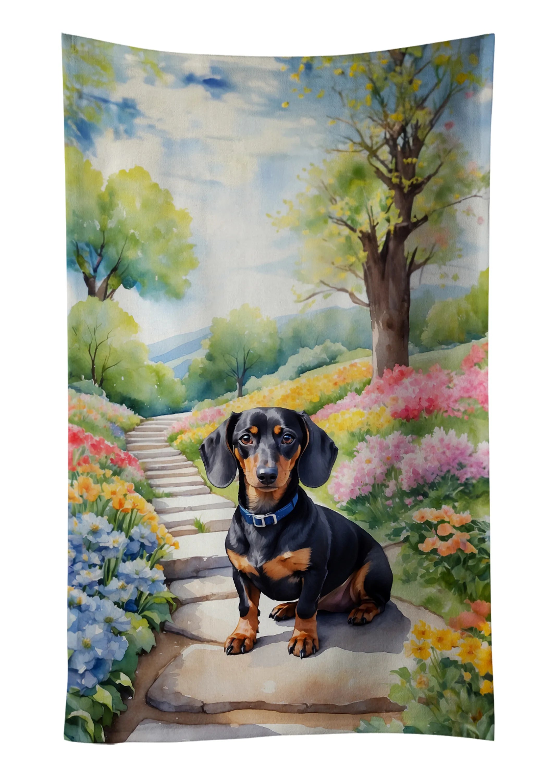 Spring Path Kitchen Towel - Size: 25HX15W | Pack Of: 1 | Collection name: Spring path