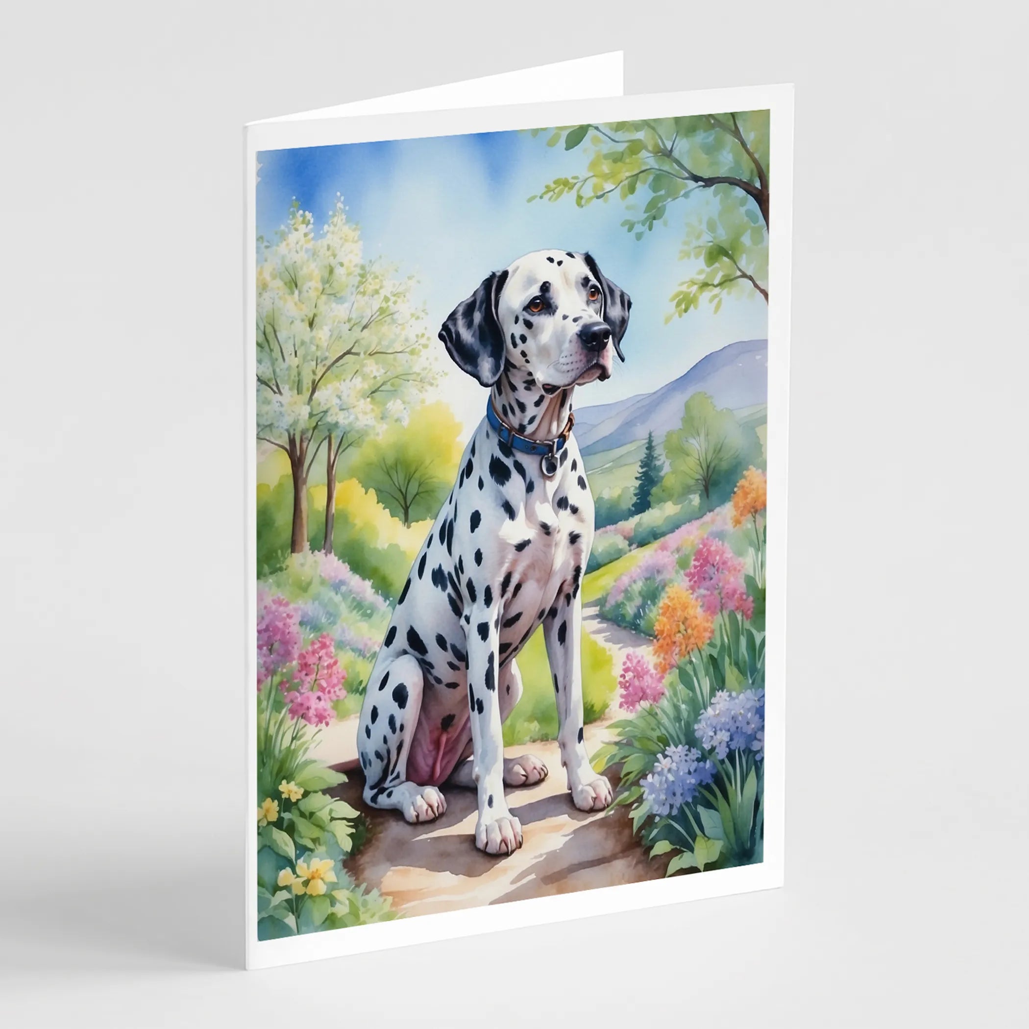 Spring Path Greeting Cards  - Size: 5X7 | Pack Of: 8 | Collection name: Spring path
