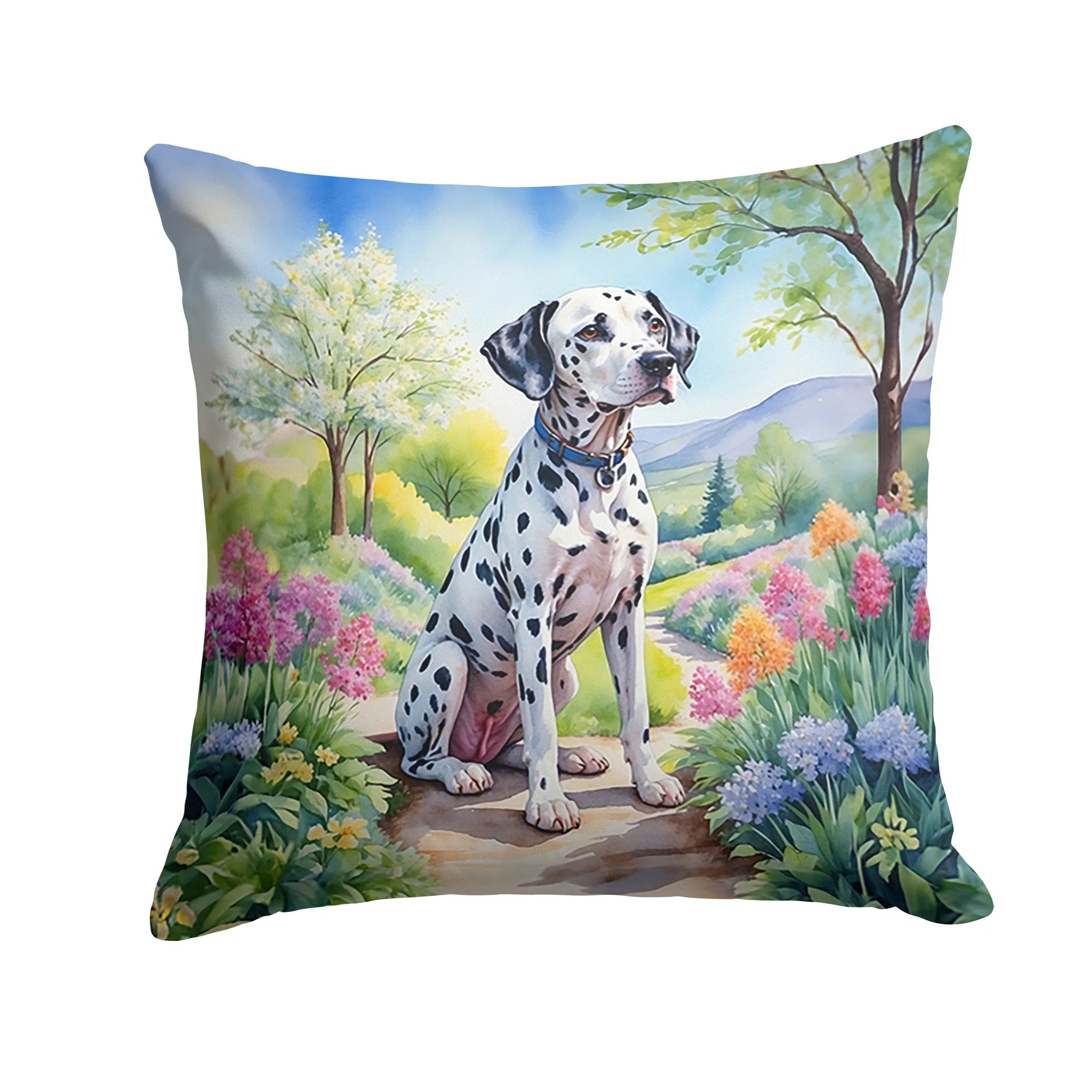 Spring Path Throw Pillow - Size: 14HX14W | Pack Of: 1 | Collection name: Spring path
