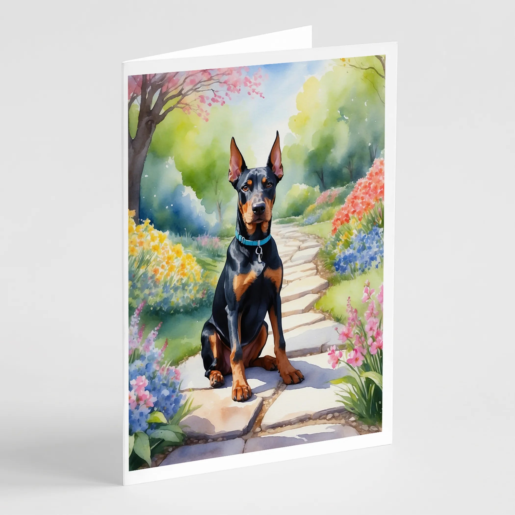 Spring Path Greeting Cards  - Size: 5X7 | Pack Of: 8 | Collection name: Spring path