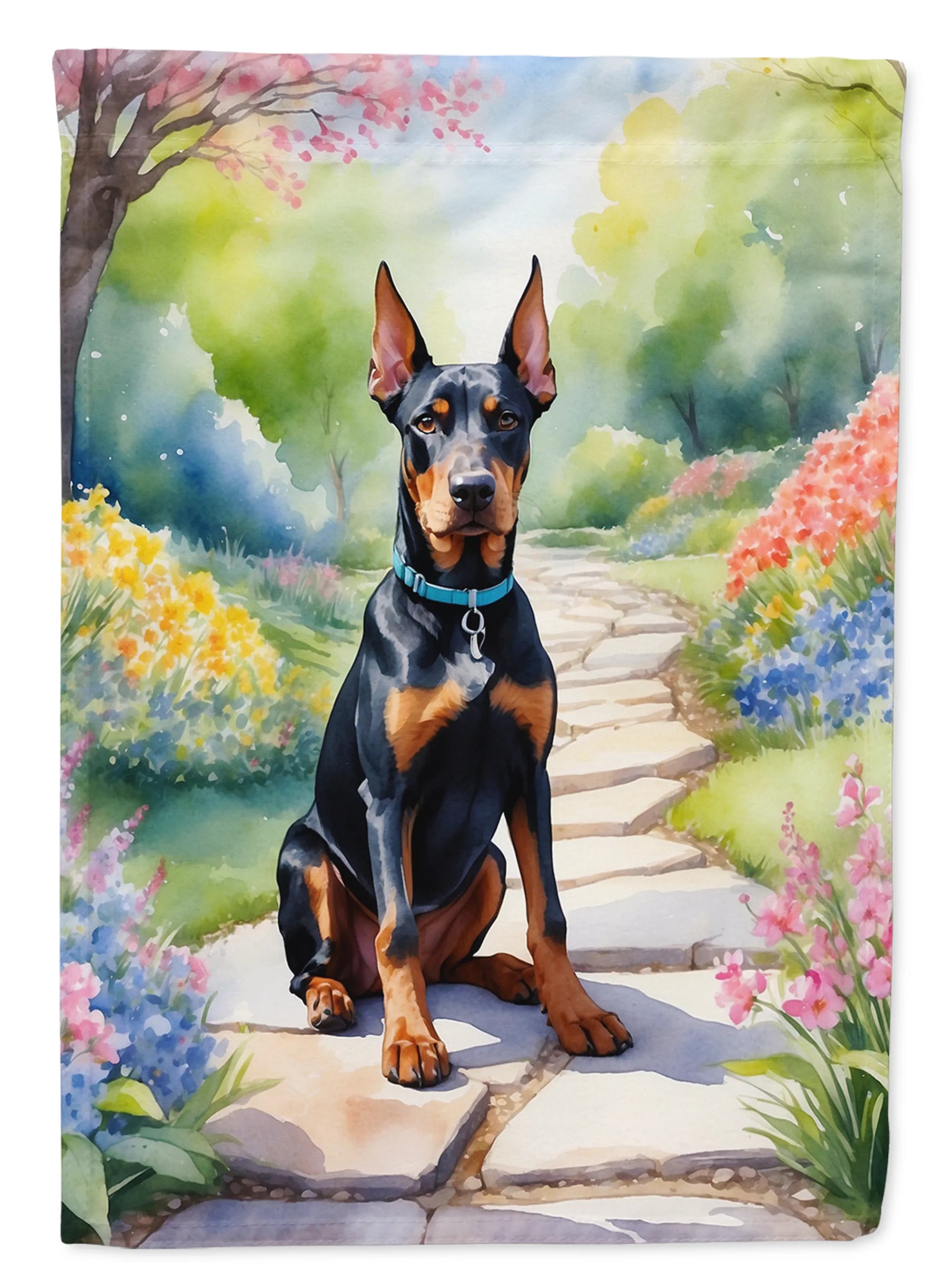 Spring Path Decorative Flag - Size: GARDEN SIZE | Pack Of: 1 | Collection name: Spring path