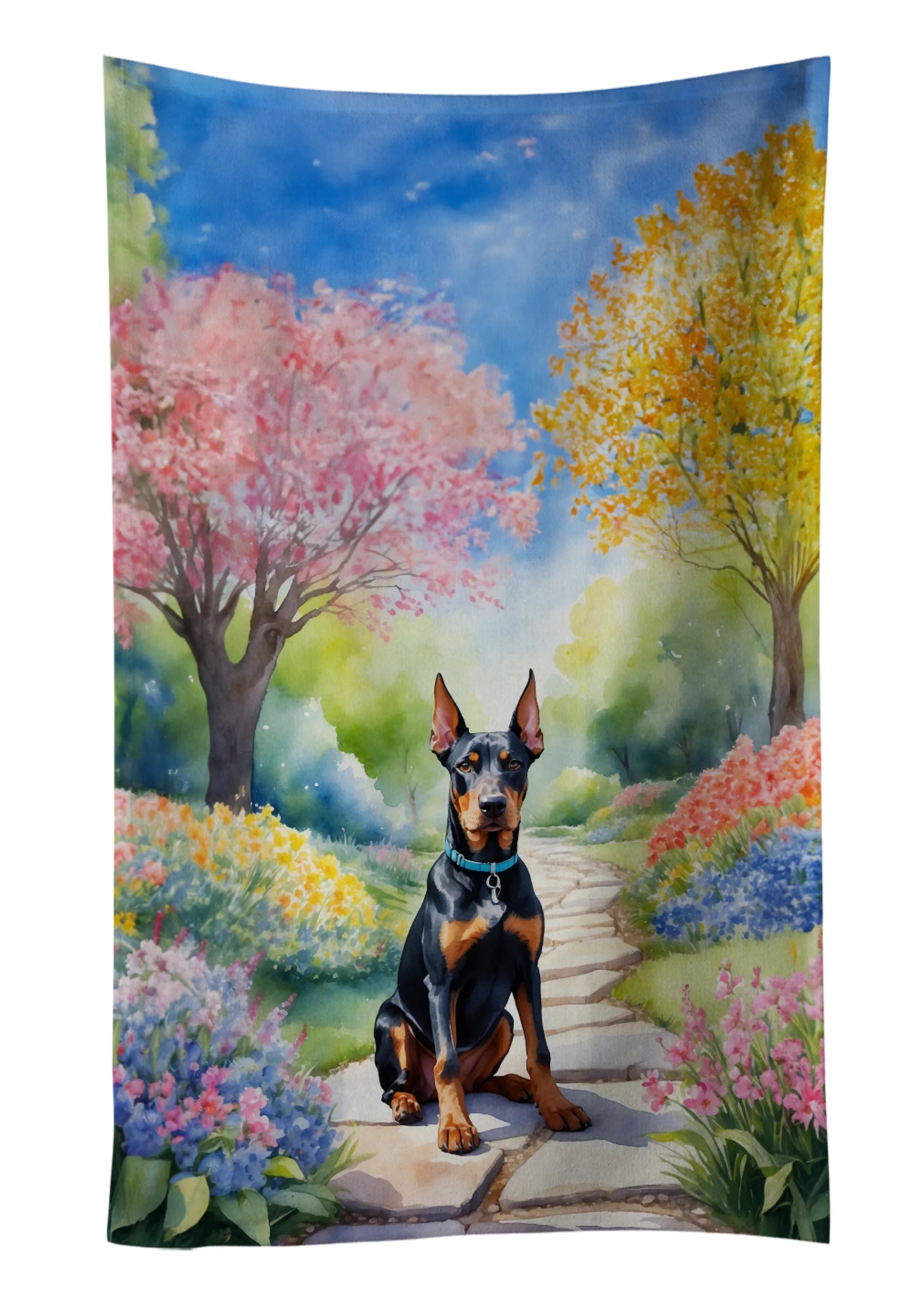Spring Path Kitchen Towel - Size: 25HX15W | Pack Of: 1 | Collection name: Spring path