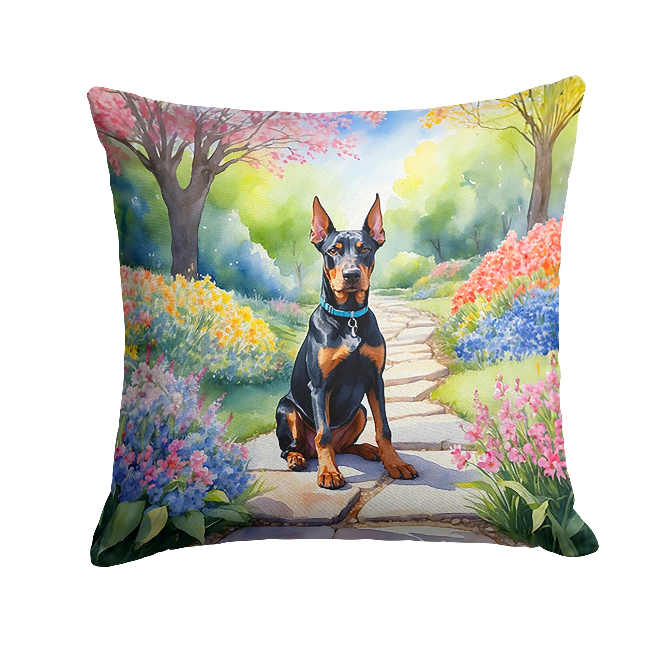 Spring Path Throw Pillow - Size: 14HX14W | Pack Of: 1 | Collection name: Spring path