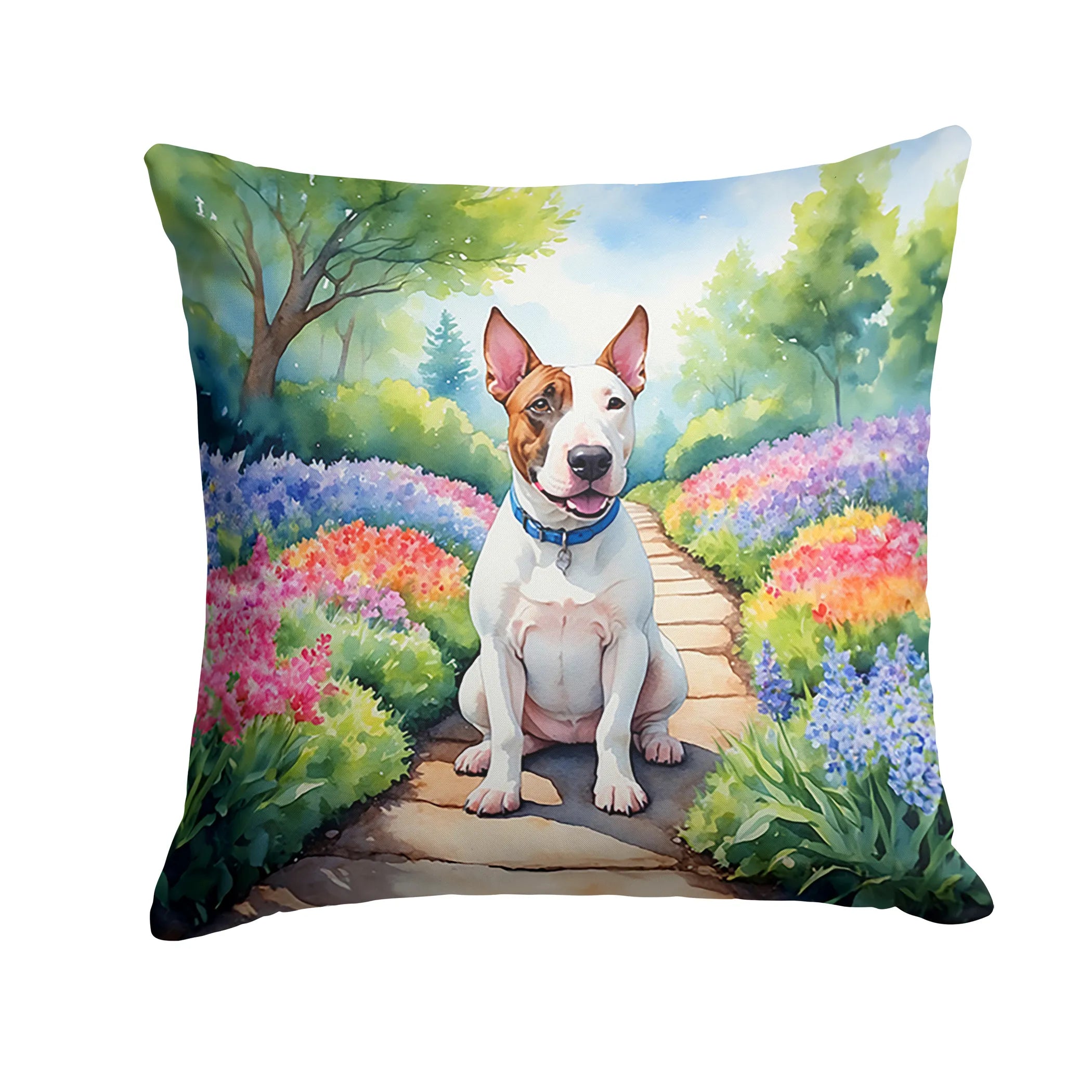 Spring Path Throw Pillow - Size: 14HX14W | Pack Of: 1 | Collection name: Spring path