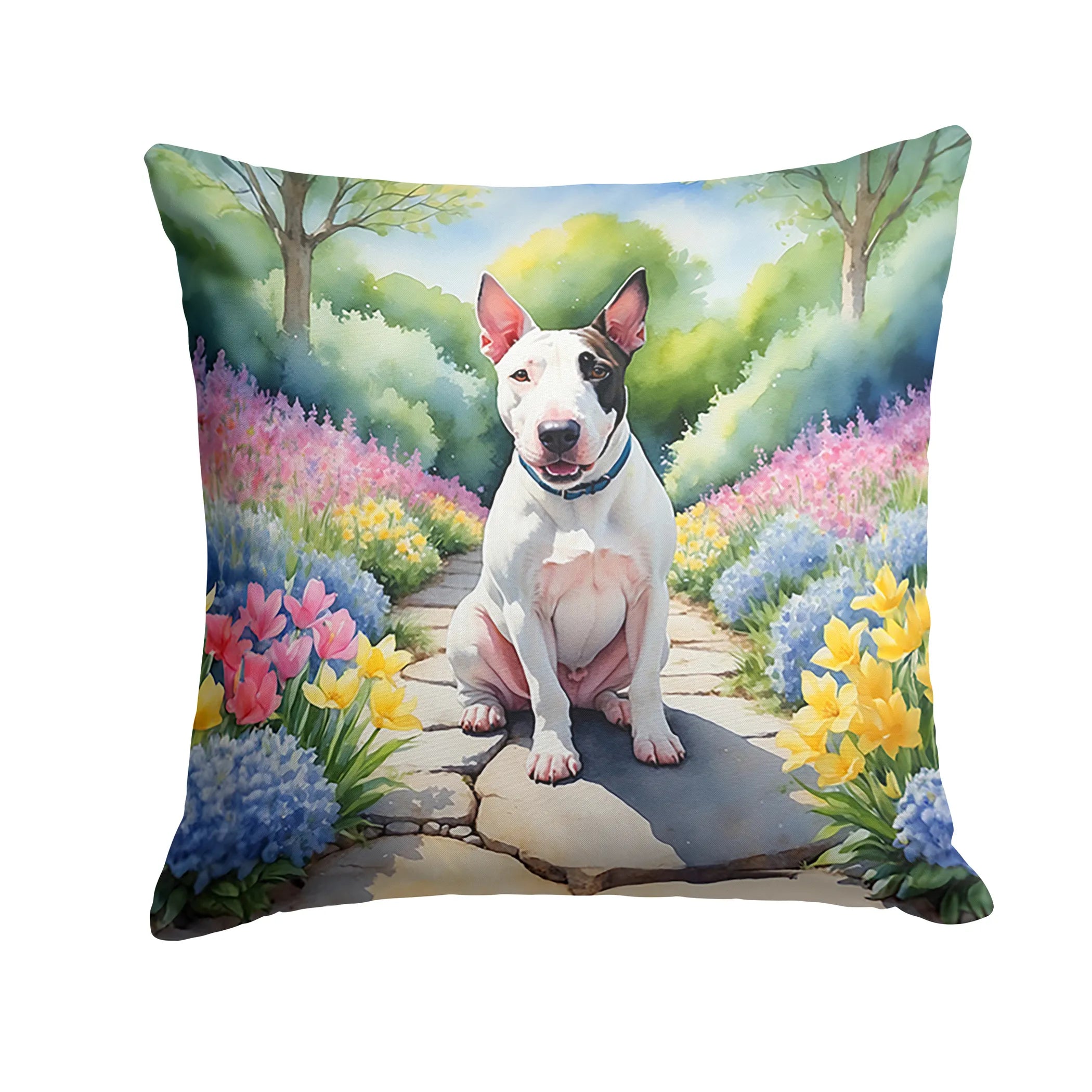 Spring Path Throw Pillow - Size: 14HX14W | Pack Of: 1 | Collection name: Spring path