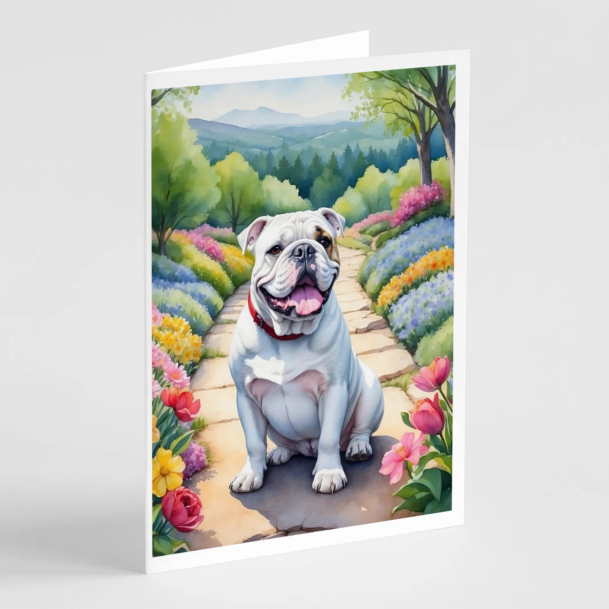 Spring Path Greeting Cards  - Size: 5X7 | Pack Of: 8 | Collection name: Spring path