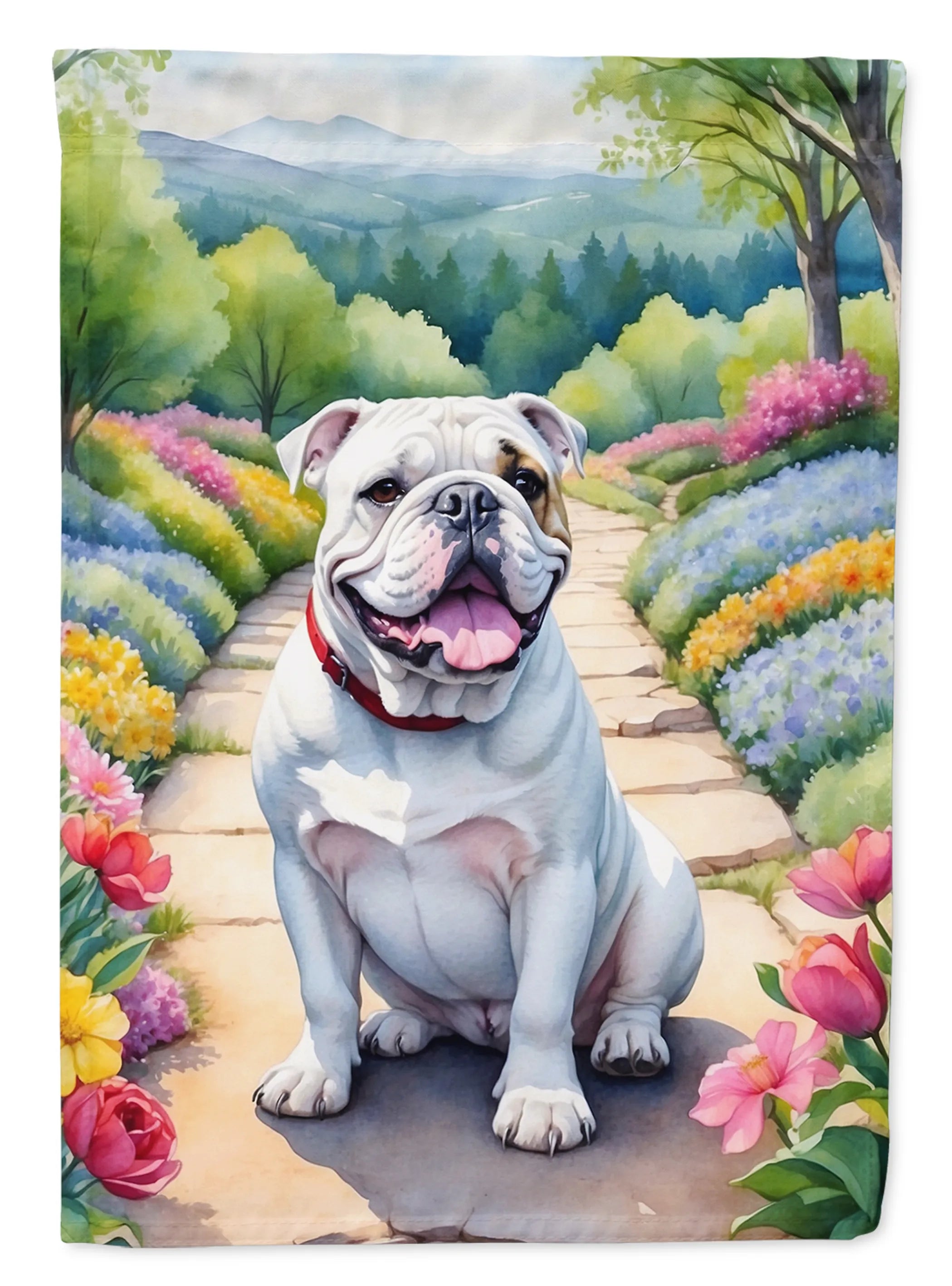 Spring Path Decorative Flag - Size: GARDEN SIZE | Pack Of: 1 | Collection name: Spring path