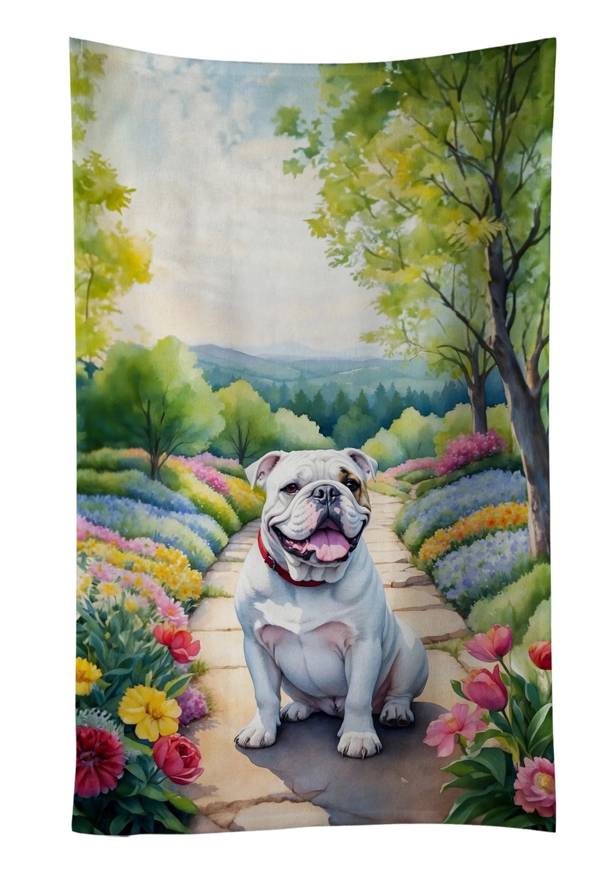 Spring Path Kitchen Towel - Size: 25HX15W | Pack Of: 1 | Collection name: Spring path