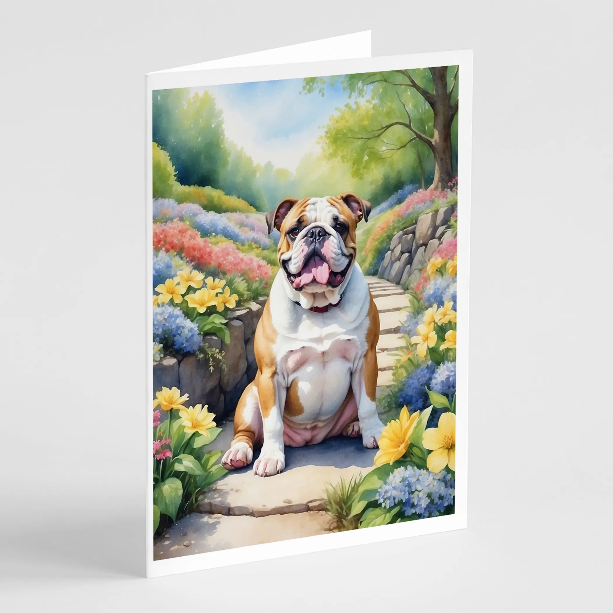 Spring Path Greeting Cards  - Size: 5X7 | Pack Of: 8 | Collection name: Spring path