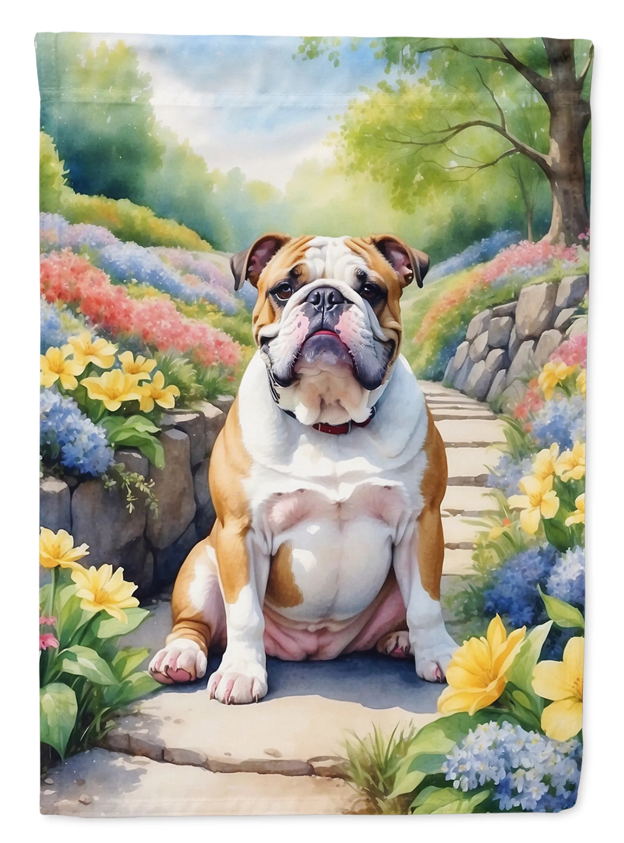 Spring Path Decorative Flag - Size: GARDEN SIZE | Pack Of: 1 | Collection name: Spring path