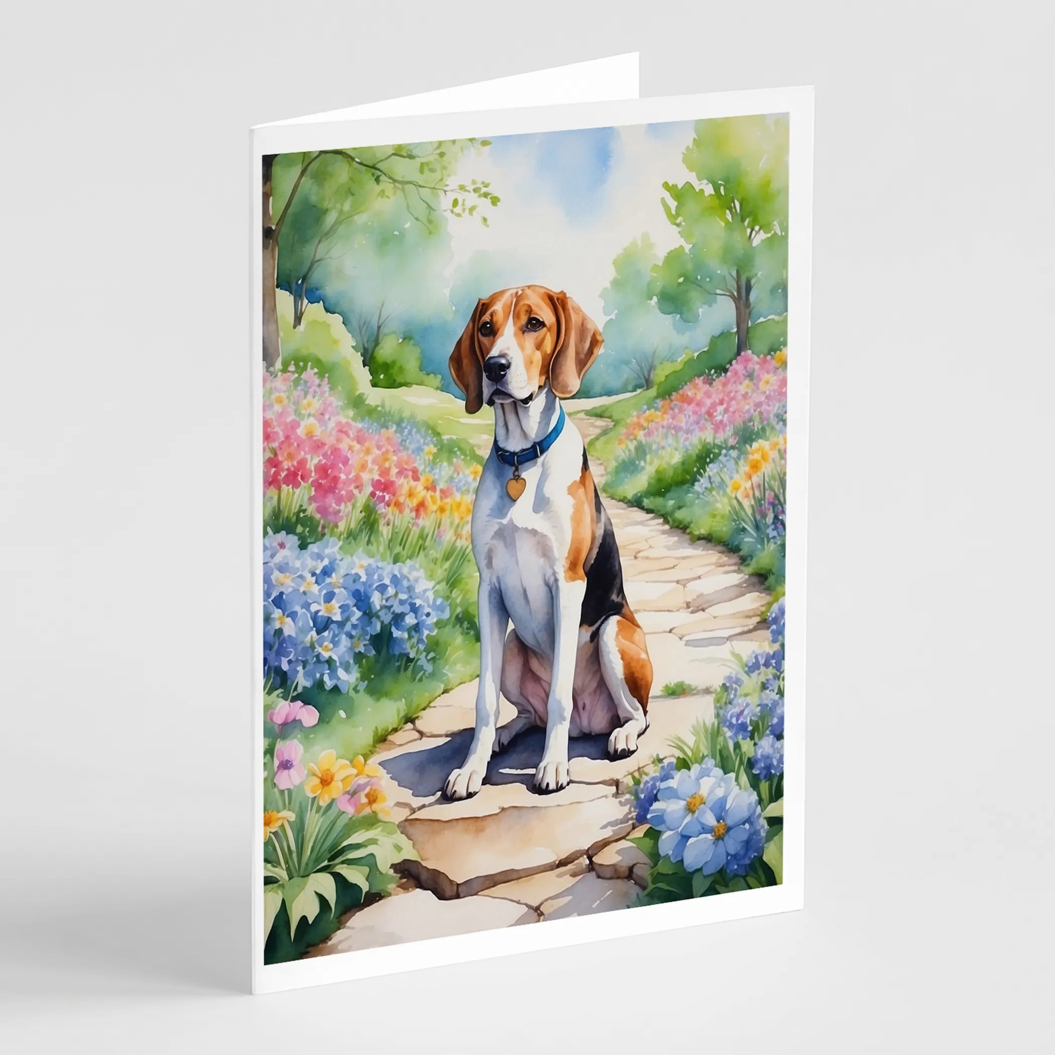 Spring Path Greeting Cards  - Size: 5X7 | Pack Of: 8 | Collection name: Spring path