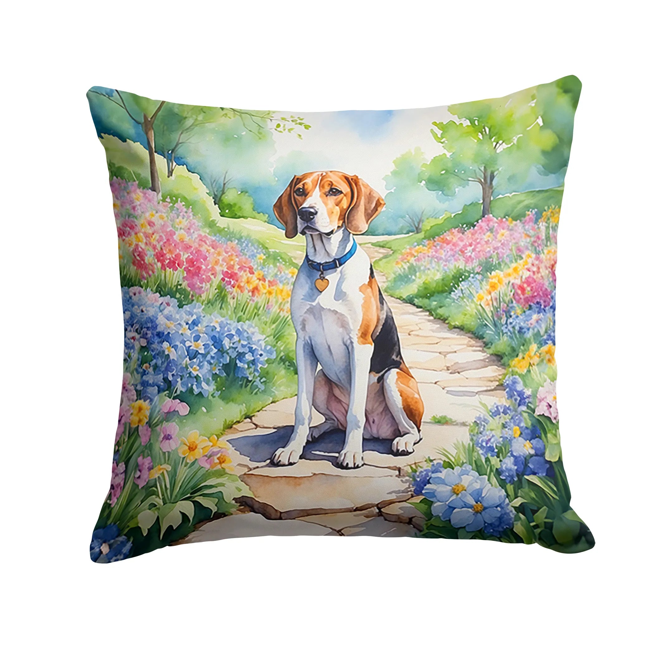 Spring Path Throw Pillow - Size: 14HX14W | Pack Of: 1 | Collection name: Spring path