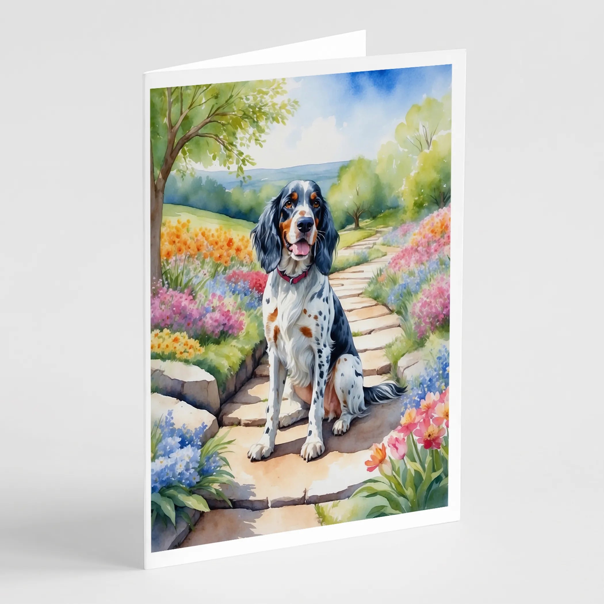 Spring Path Greeting Cards  - Size: 5X7 | Pack Of: 8 | Collection name: Spring path