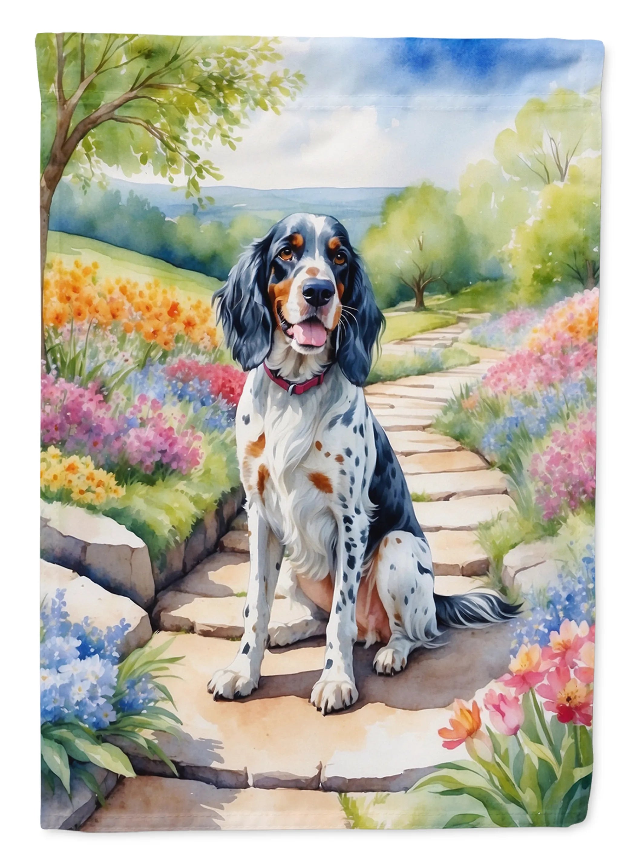 Spring Path Decorative Flag - Size: GARDEN SIZE | Pack Of: 1 | Collection name: Spring path