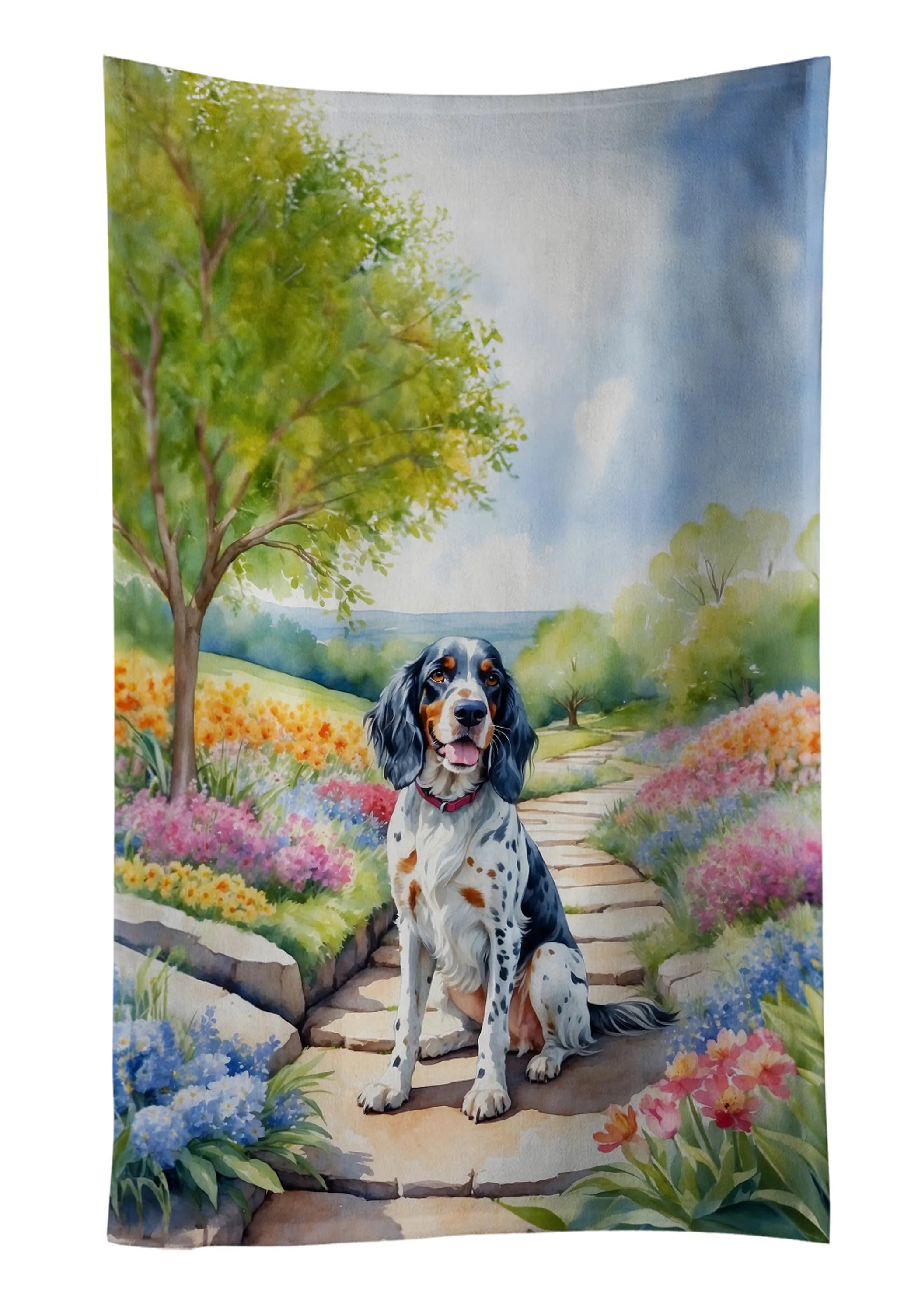 Spring Path Kitchen Towel - Size: 25HX15W | Pack Of: 1 | Collection name: Spring path