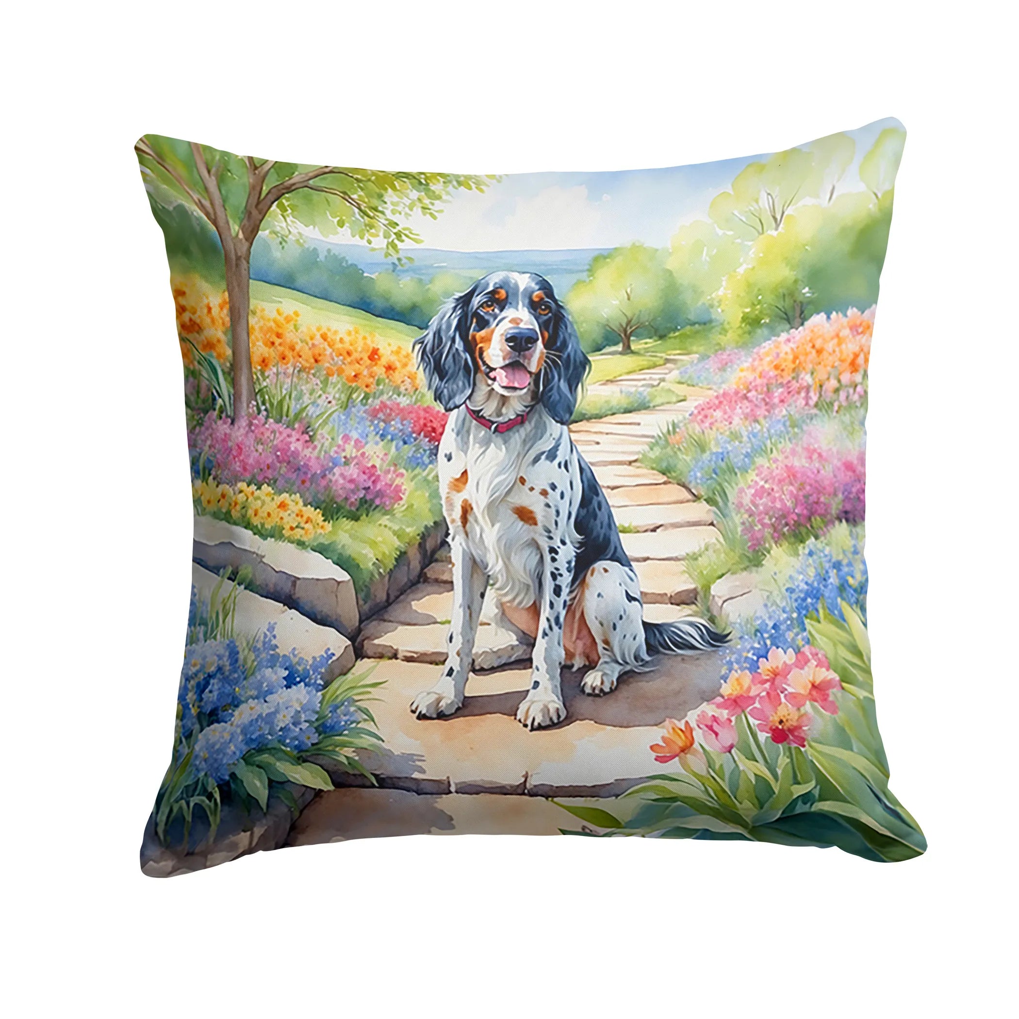 Spring Path Throw Pillow - Size: 14HX14W | Pack Of: 1 | Collection name: Spring path