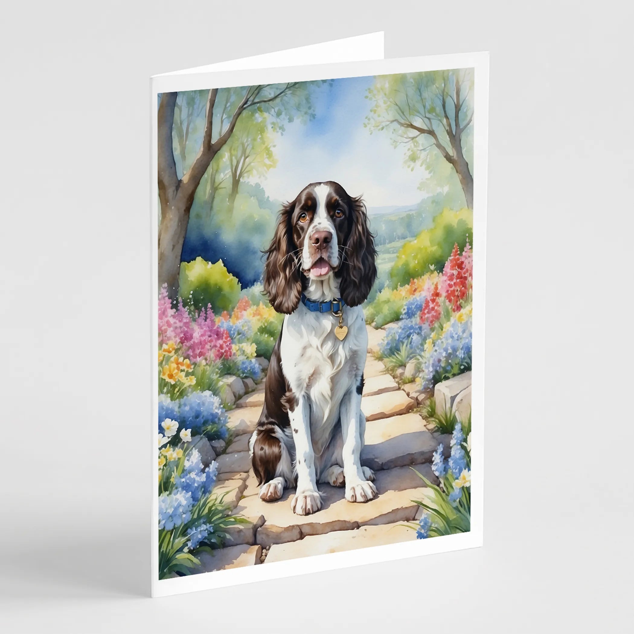 Spring Path Greeting Cards  - Size: 5X7 | Pack Of: 8 | Collection name: Spring path