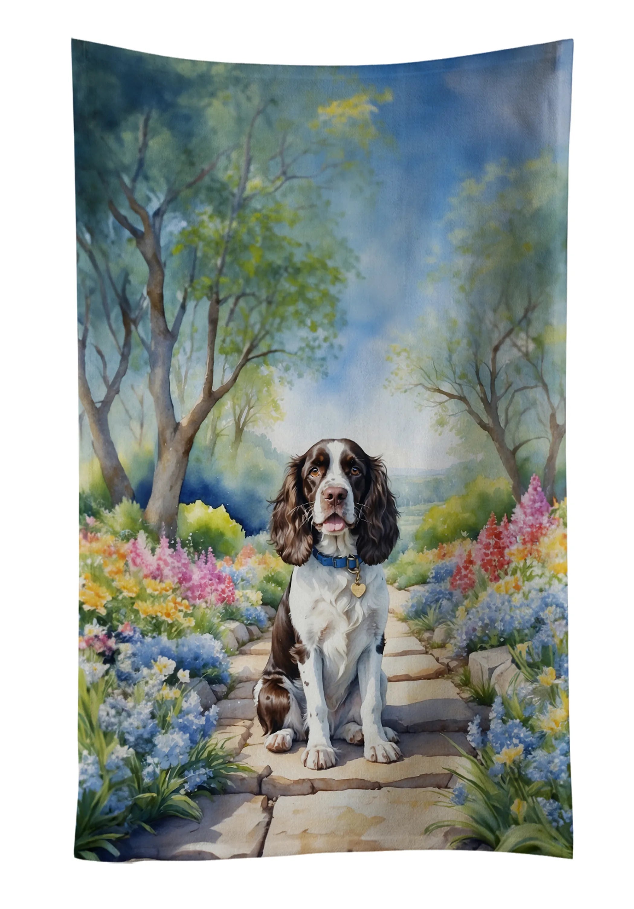 Spring Path Kitchen Towel - Size: 25HX15W | Pack Of: 1 | Collection name: Spring path