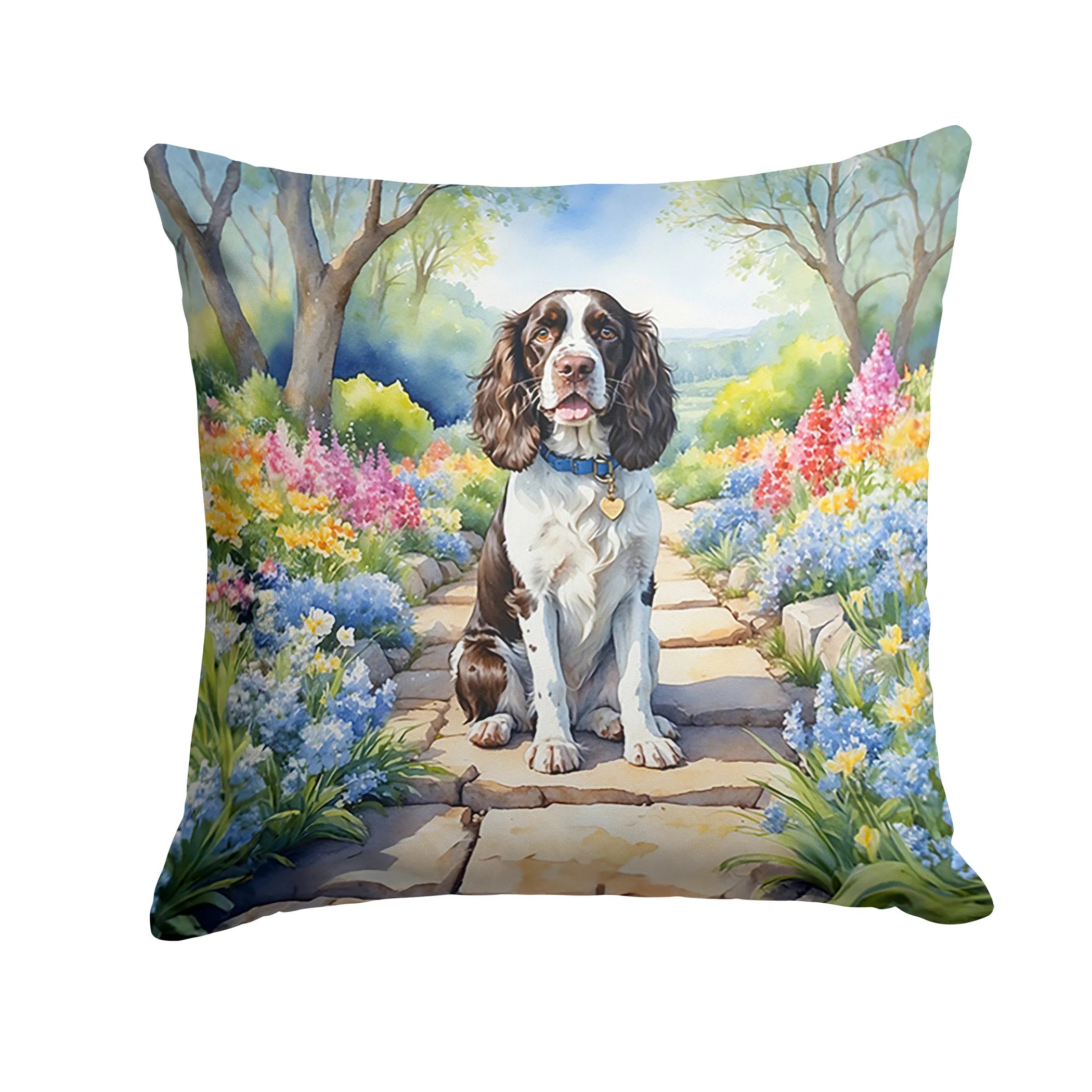 Spring Path Throw Pillow - Size: 14HX14W | Pack Of: 1 | Collection name: Spring path