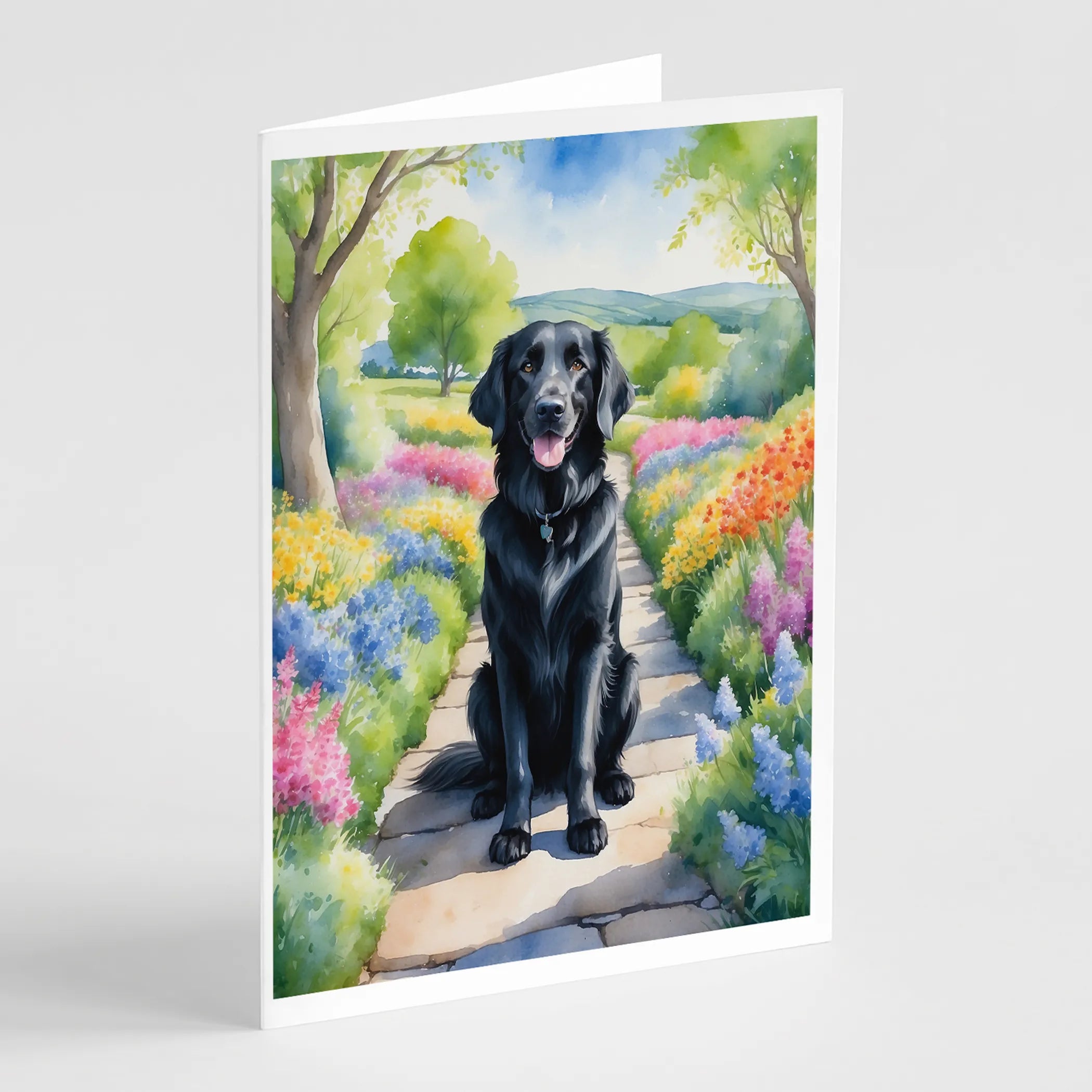 Spring Path Greeting Cards  - Size: 5X7 | Pack Of: 8 | Collection name: Spring path