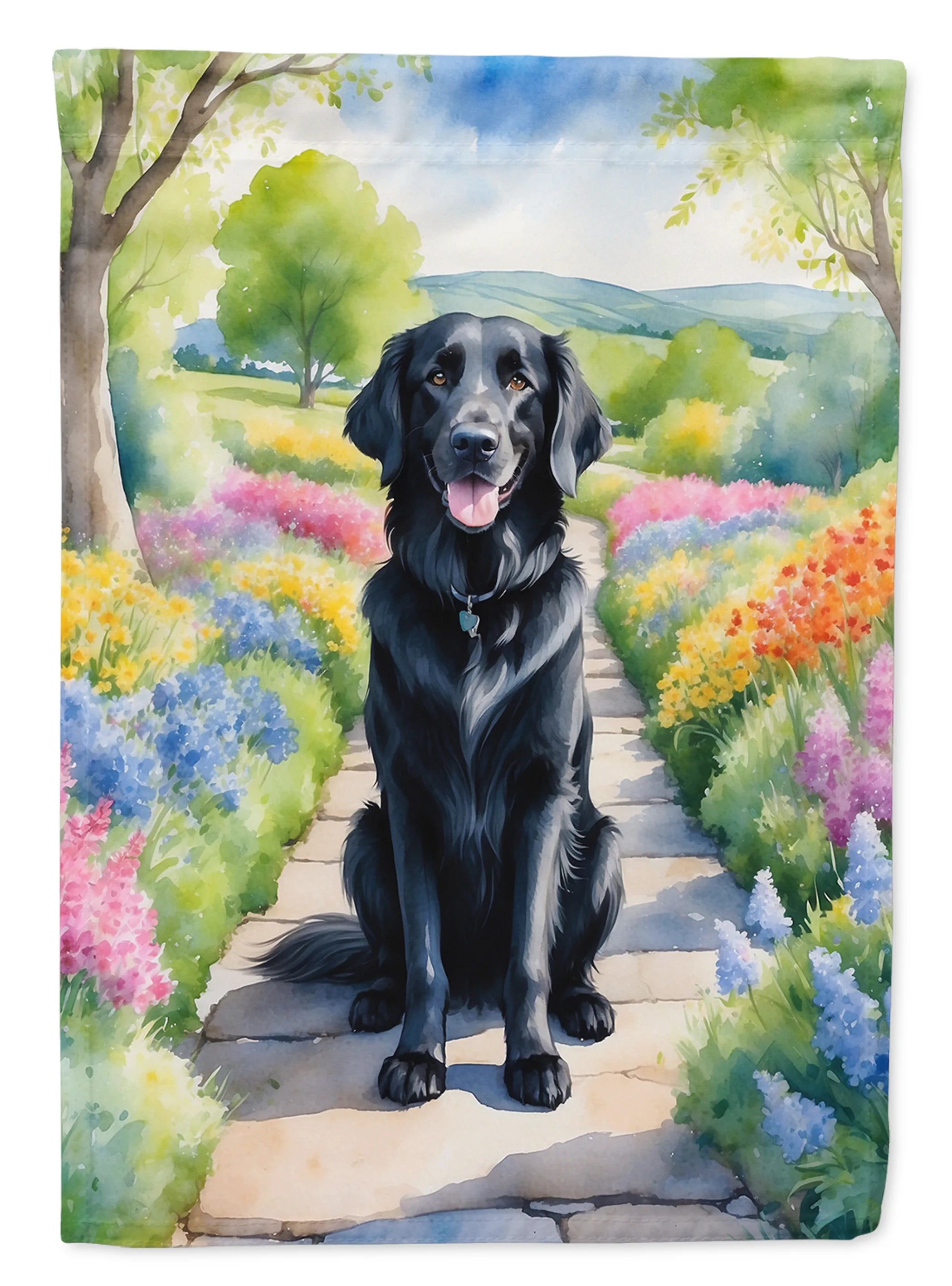 Spring Path Decorative Flag - Size: GARDEN SIZE | Pack Of: 1 | Collection name: Spring path