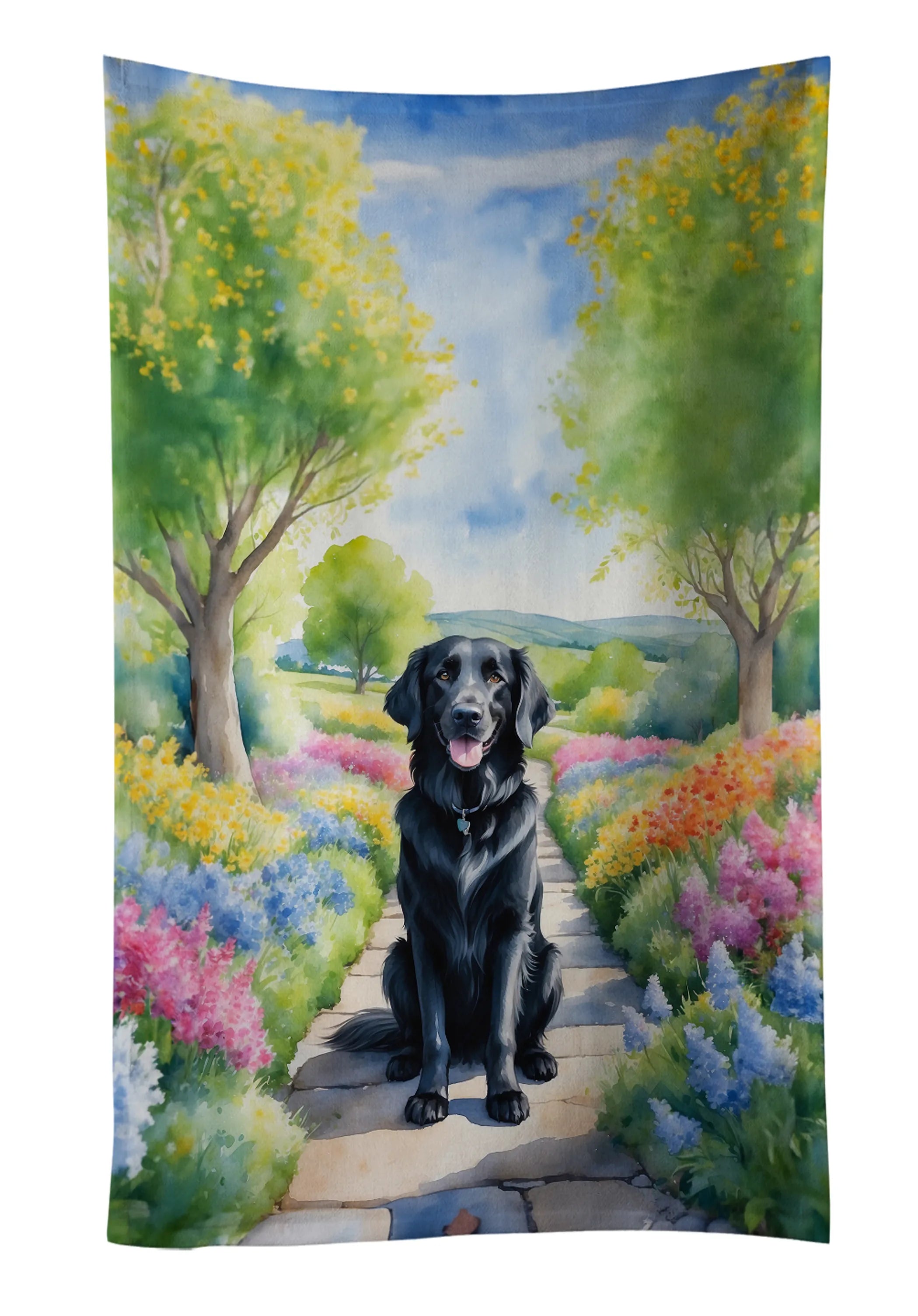 Spring Path Kitchen Towel - Size: 25HX15W | Pack Of: 1 | Collection name: Spring path