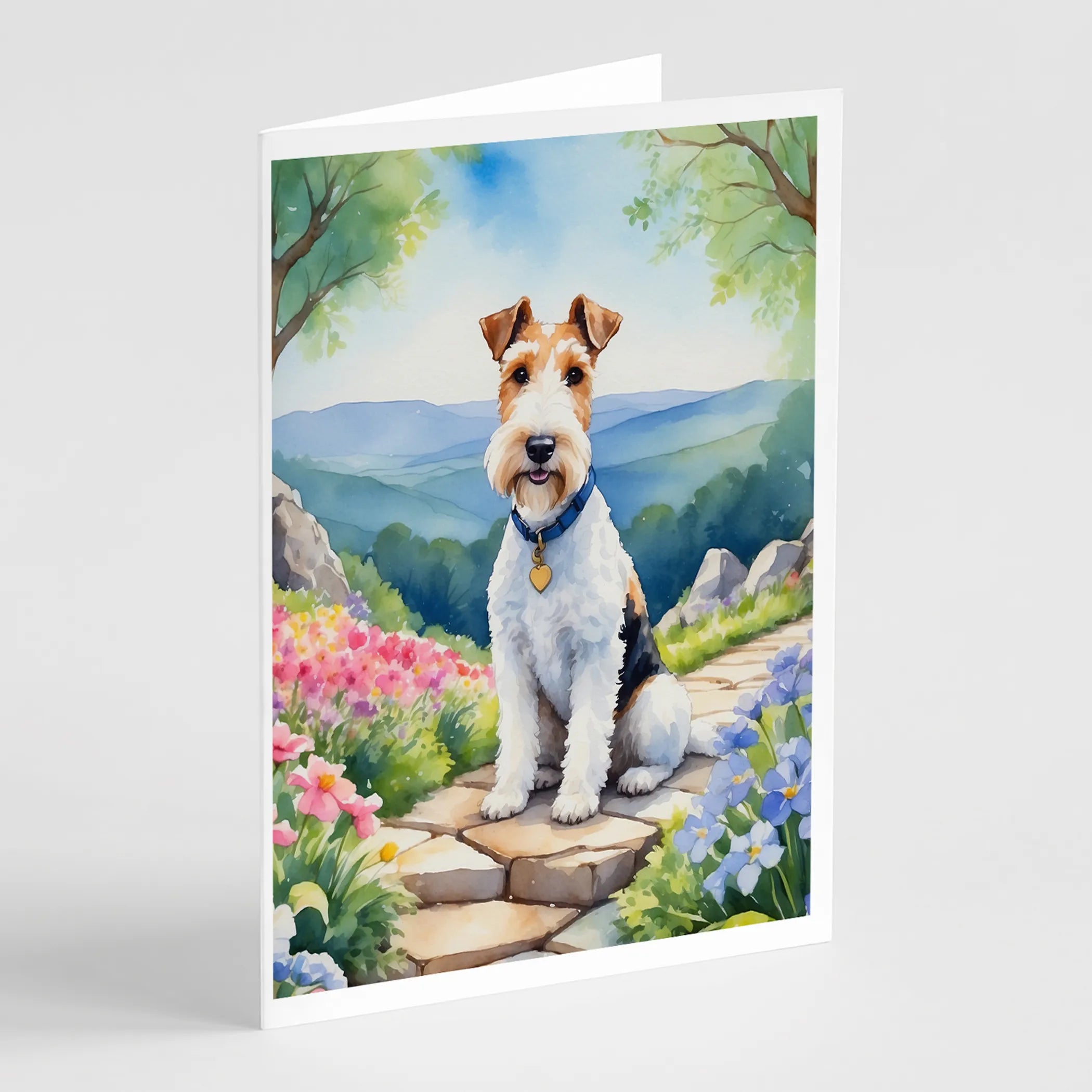 Spring Path Greeting Cards  - Size: 5X7 | Pack Of: 8 | Collection name: Spring path