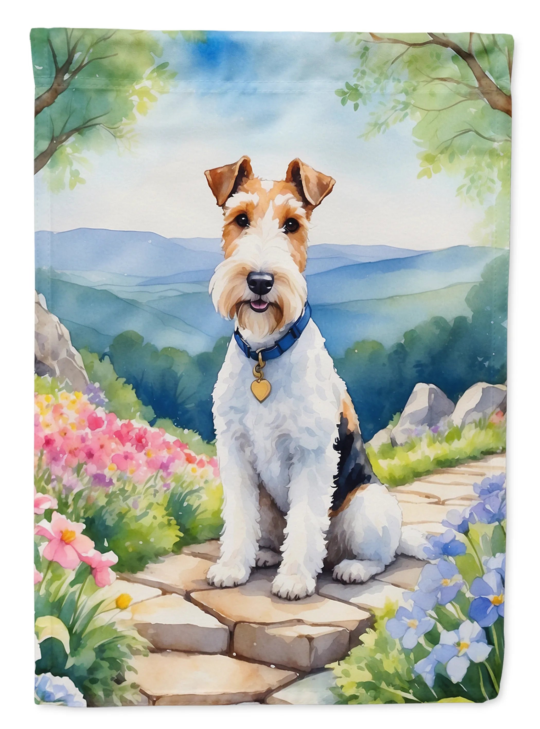 Spring Path Decorative Flag - Size: GARDEN SIZE | Pack Of: 1 | Collection name: Spring path