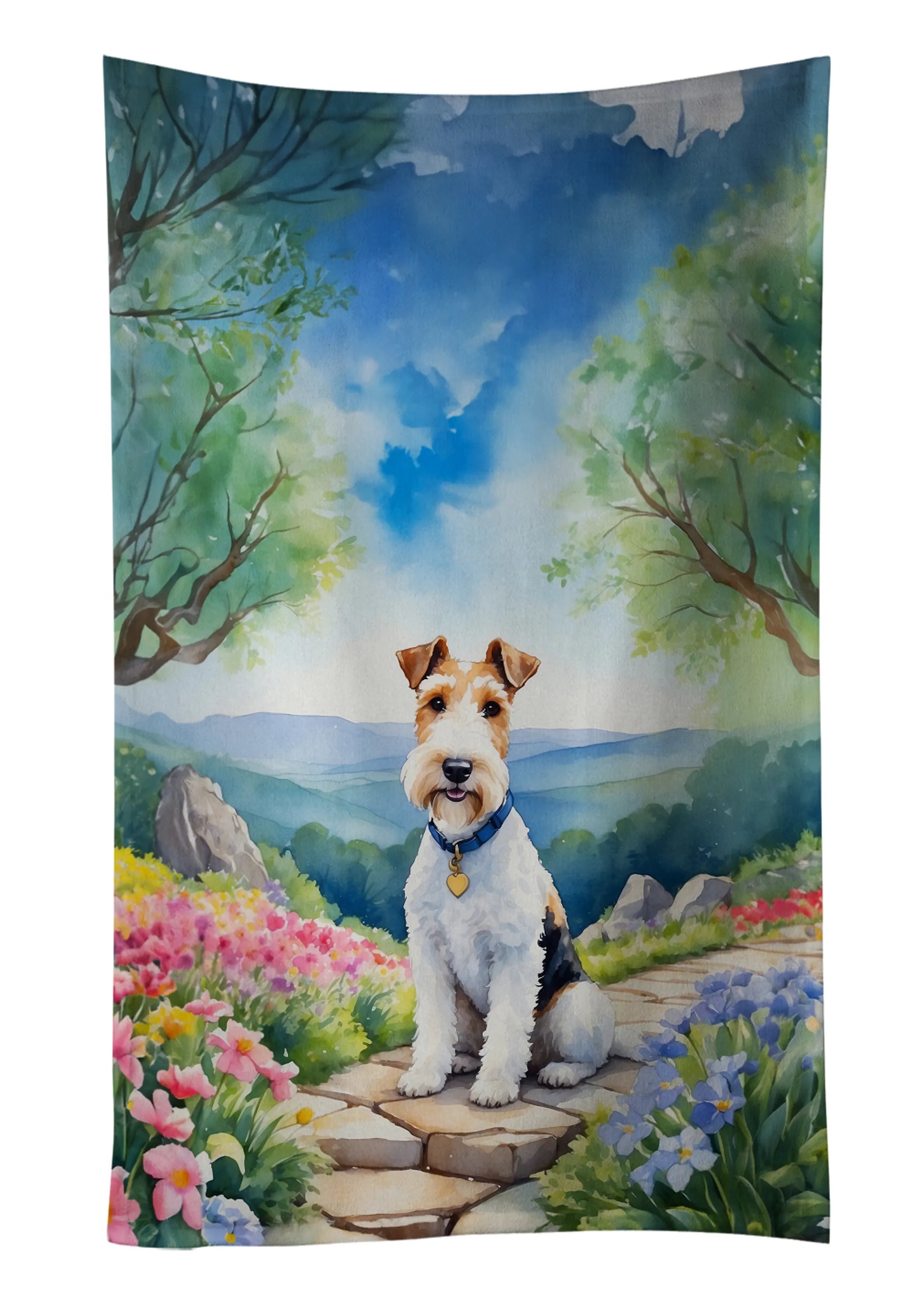 Spring Path Kitchen Towel - Size: 25HX15W | Pack Of: 1 | Collection name: Spring path