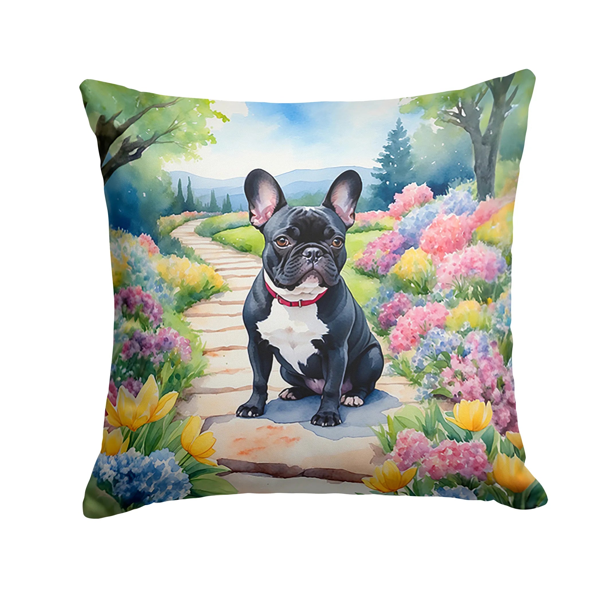 Spring Path Throw Pillow - Size: 14HX14W | Pack Of: 1 | Collection name: Spring path
