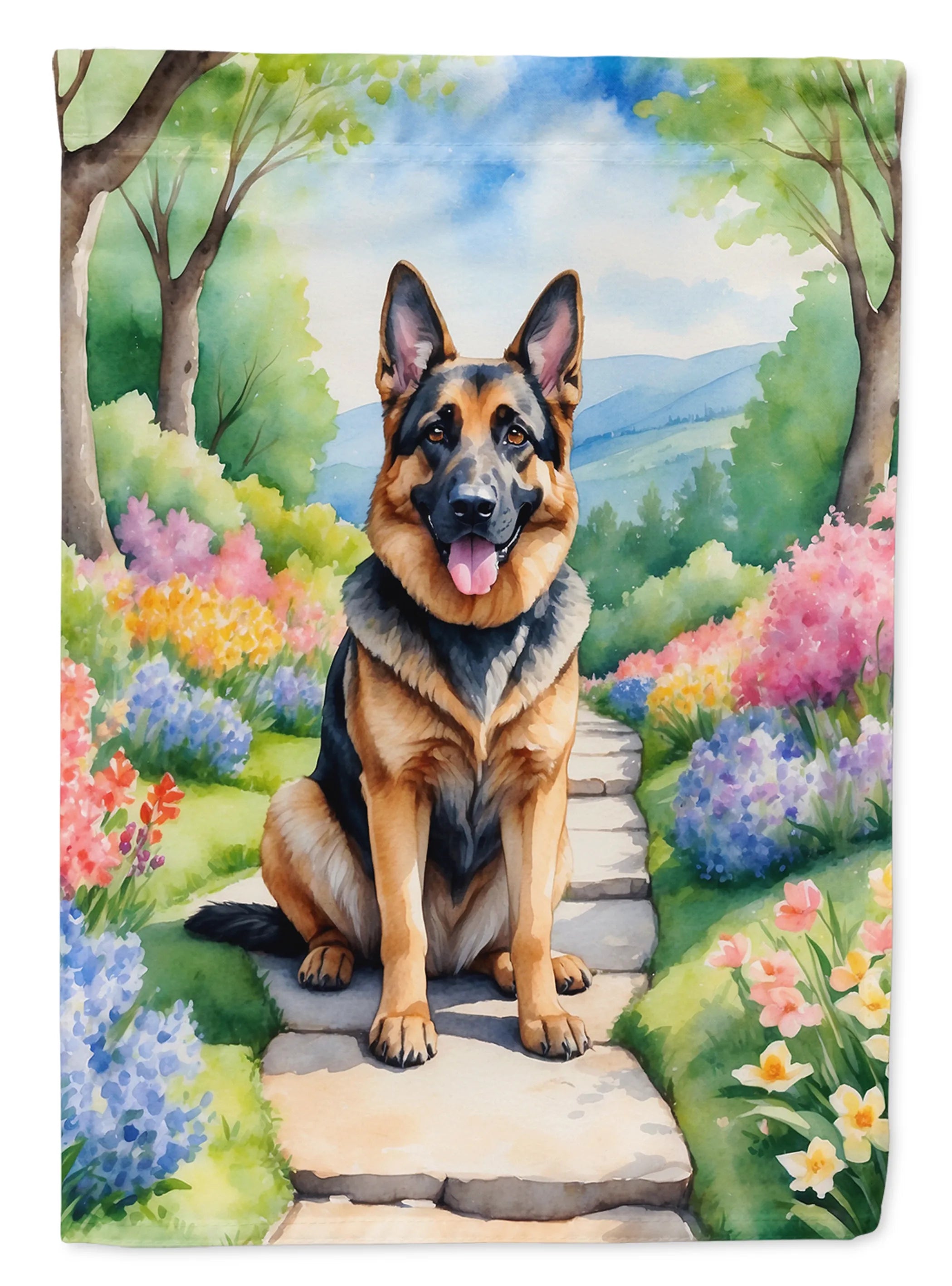 Spring Path Decorative Flag - Size: GARDEN SIZE | Pack Of: 1 | Collection name: Spring path