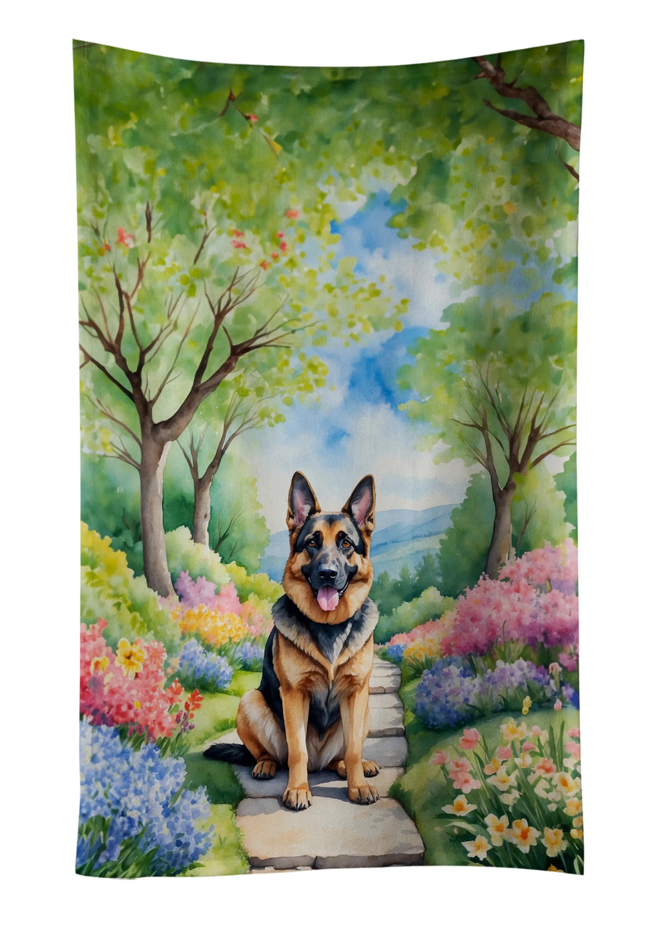 Spring Path Kitchen Towel - Size: 25HX15W | Pack Of: 1 | Collection name: Spring path